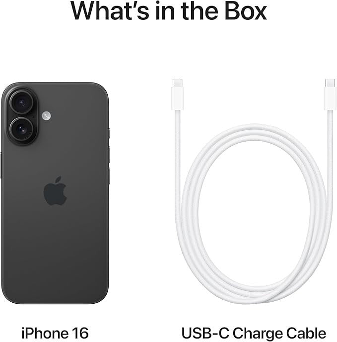 Apple Iphone 16 128GB 5G Black Unlocked Brand New Sealed Warranty