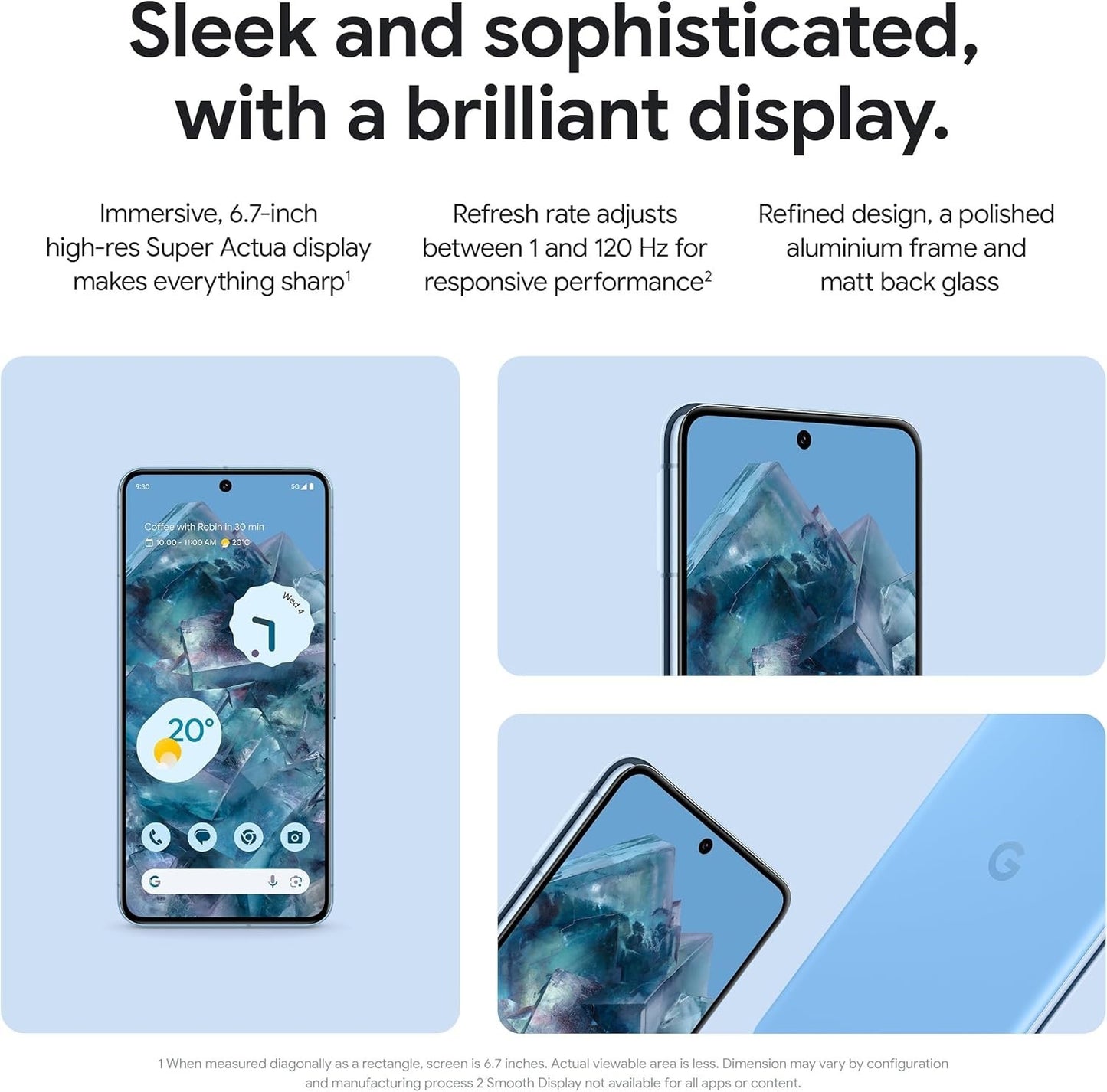 Google Pixel 8 Pro 256GB 5G Bay Color Unlocked Opened Never Used Warranty