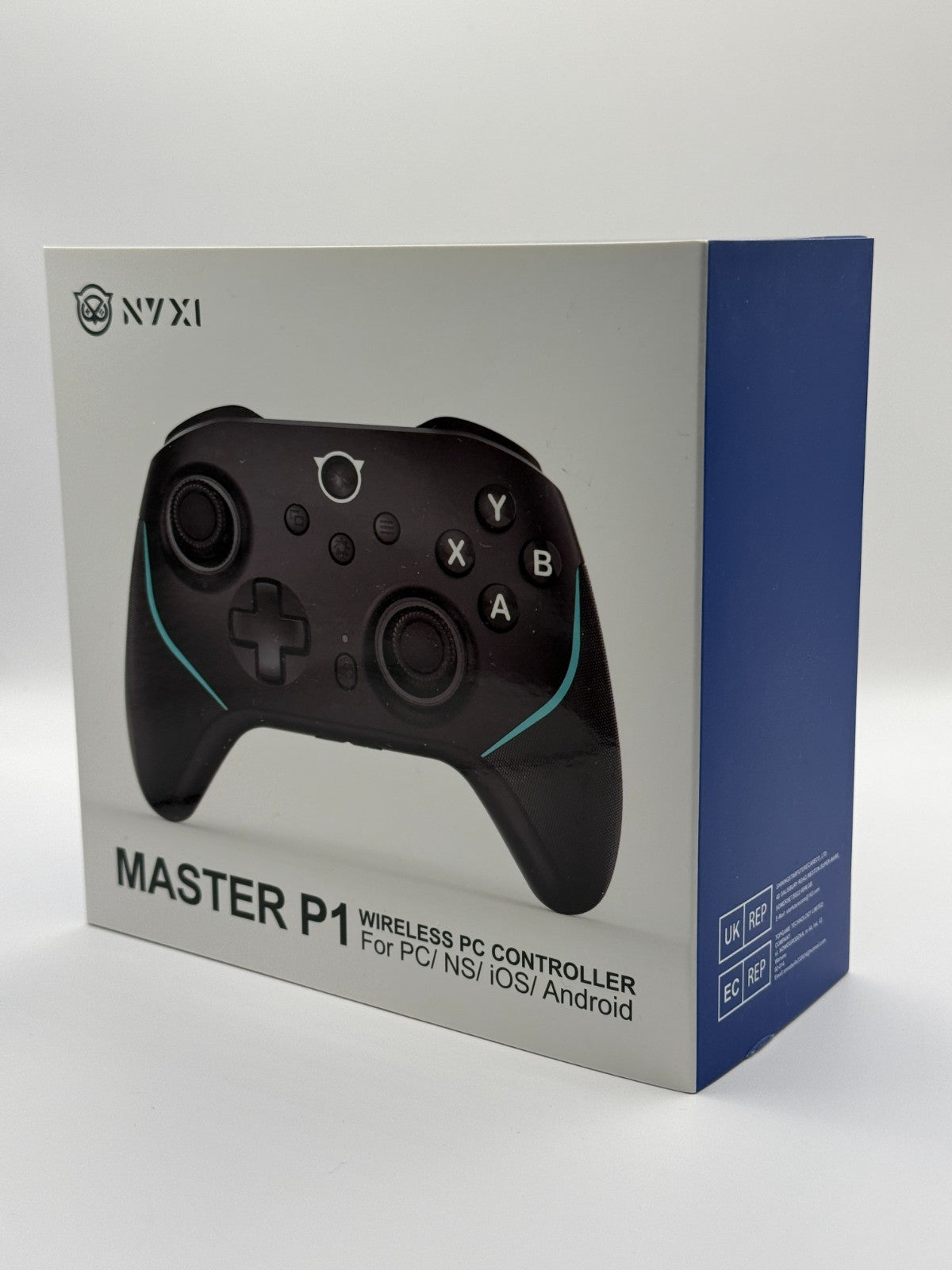 NYXI Master P1 Wireless PC Controller Black RGB Hall Effect Zero Drift Wireless