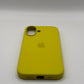 Apple Silicone Iphone 16 Yellow Case MagSafe Cover Genuine Used But Excellent