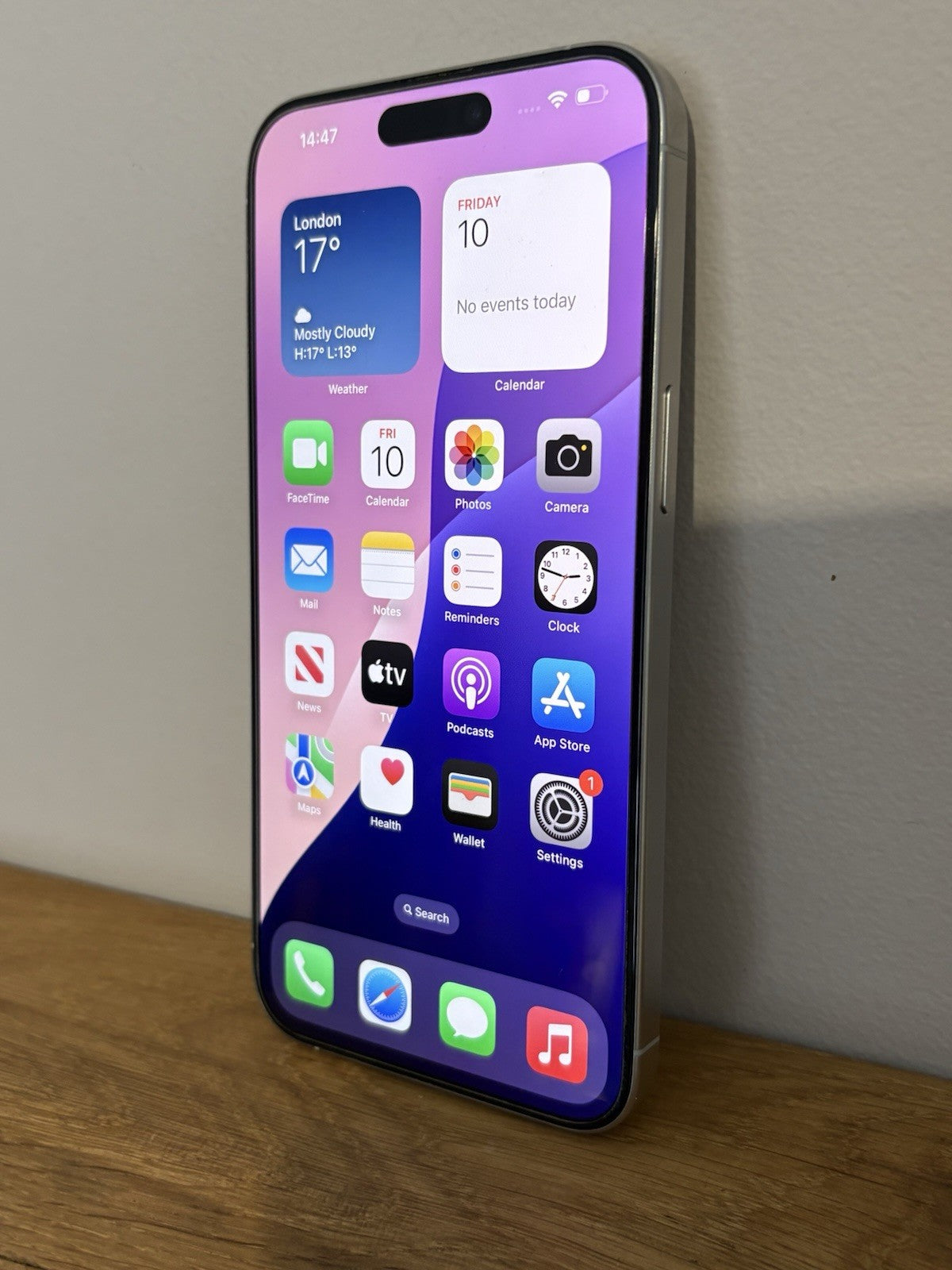 Apple iPhone 15 Pro Max 256GB (C238) White Titanium Unlocked Warranty Boxed