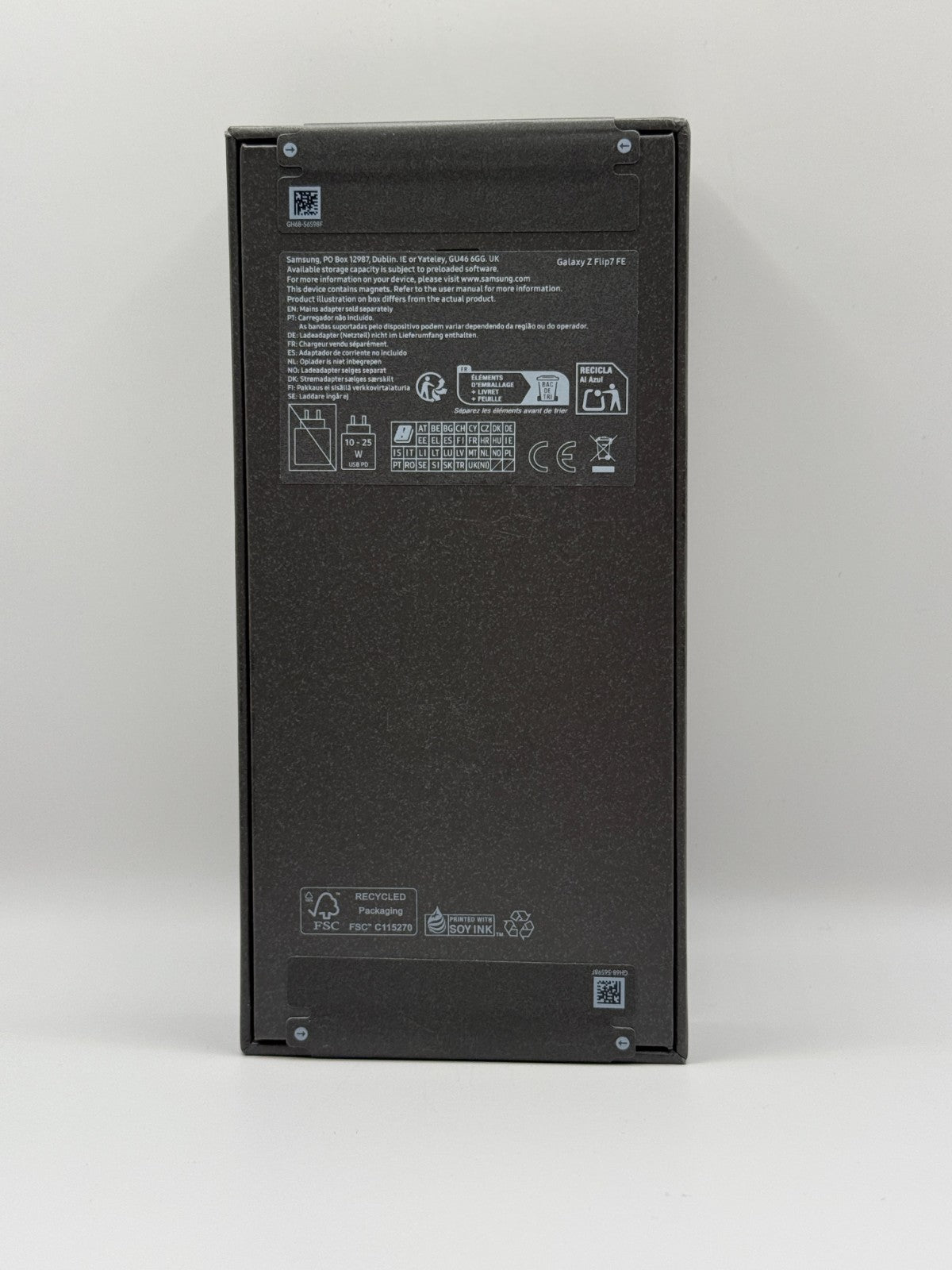 Samsung Galaxy Z Flip7 FE AI Phone 256GB 8GB Black Unlocked Brand New Sealed