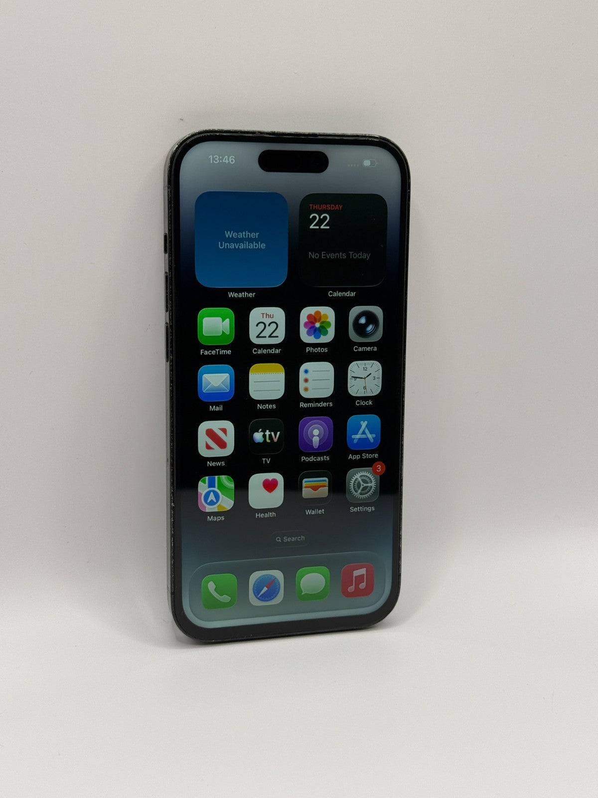 Apple Iphone 14 Pro 128GB Space Black Unlocked Warranty Very Good Condition 92%