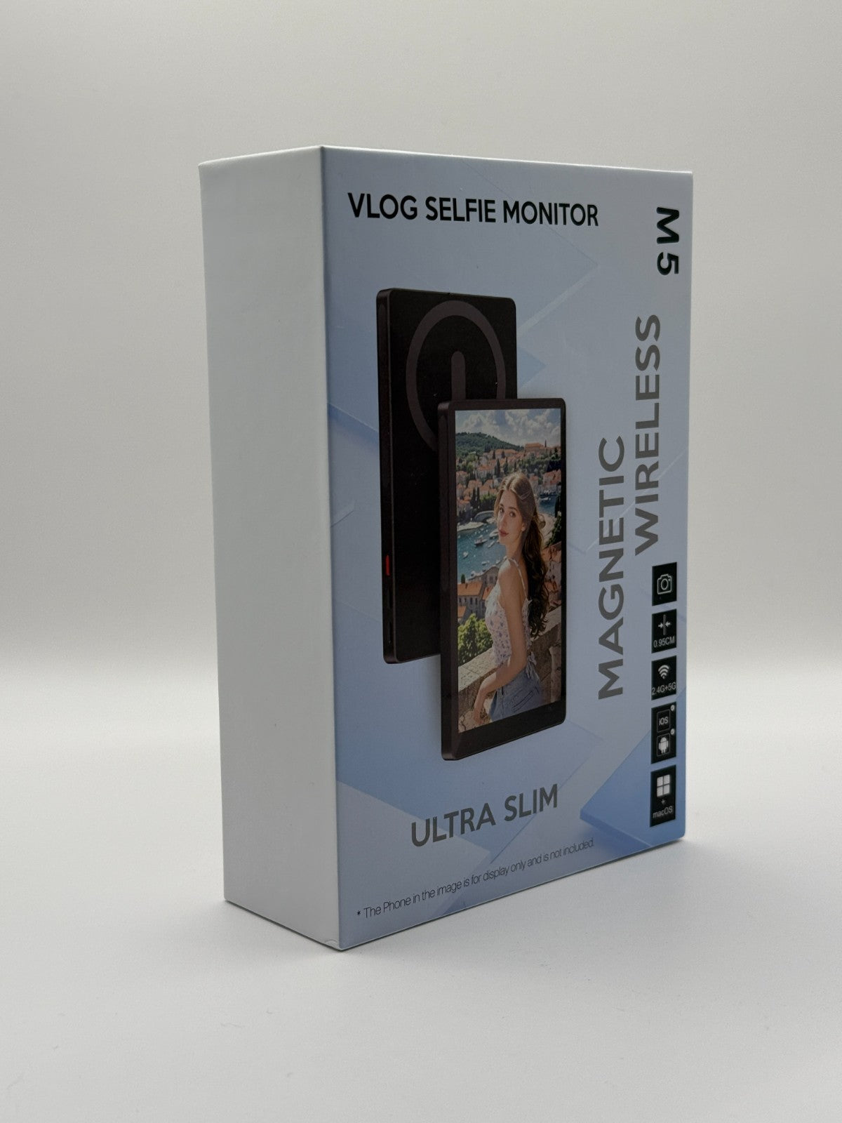 MAGEX M5 5” Slim Phone Vlog Selfie Monitor Screen for iPhone & Android Magnetic