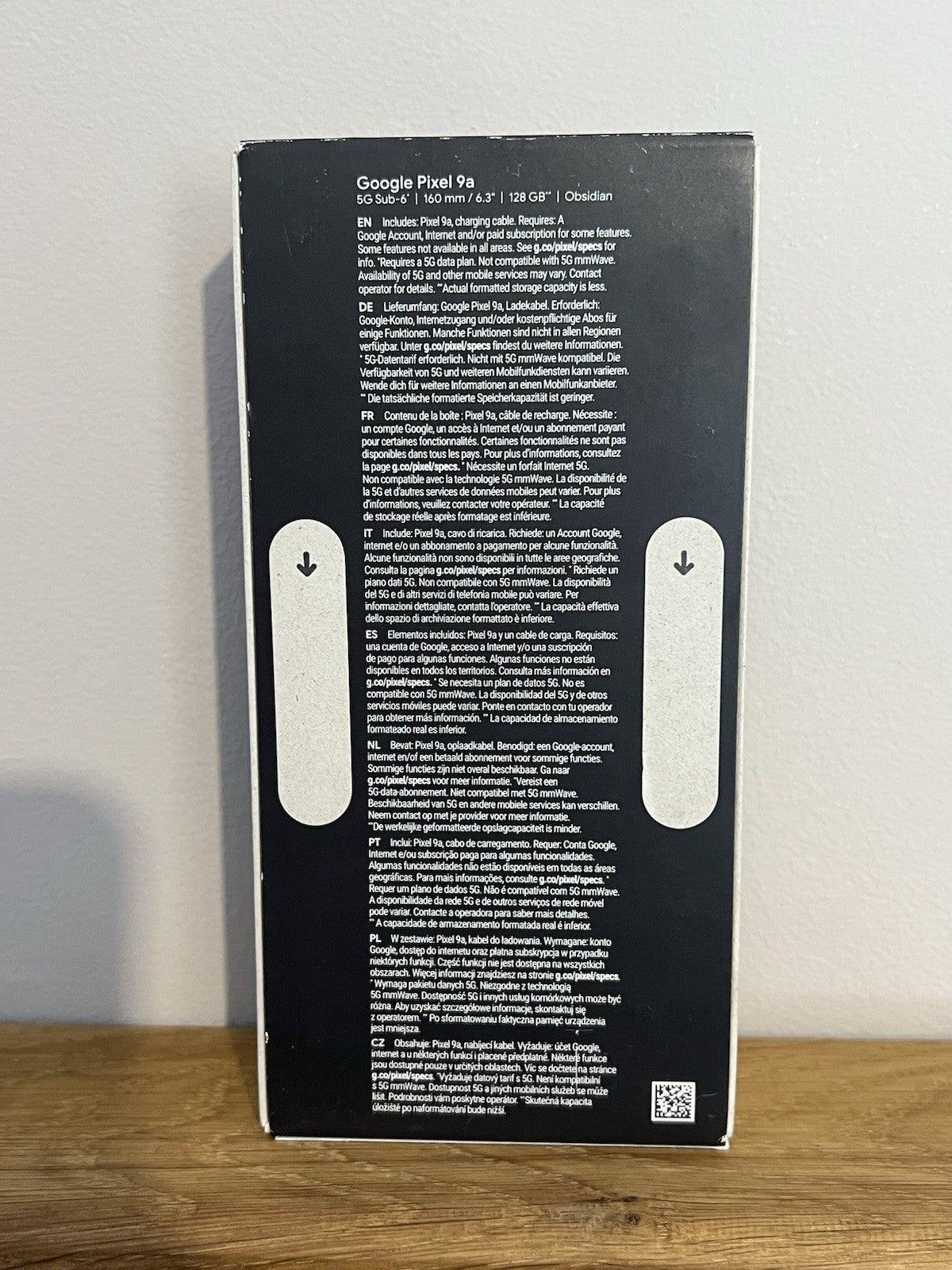 Google Pixel 9A 5G 128GB Obsidian (V29) Unlocked Brand New Sealed Warranty UK