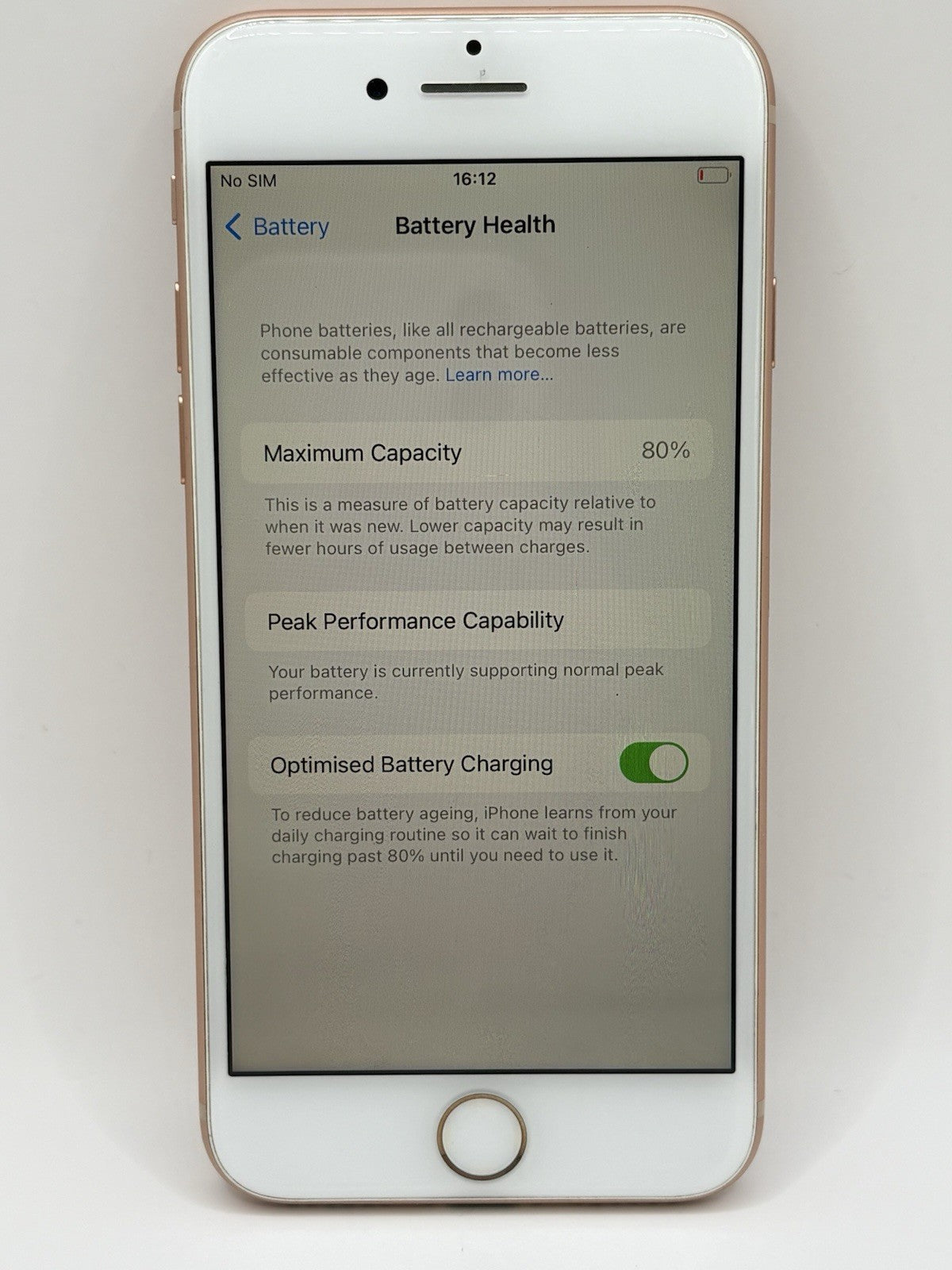 Apple iPhone 8 64GB Rose Gold Used Condition Fully Working Unlocked