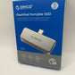 ORICO FlashPod 1TBMagnetic Portable SSD Up to 2000MB/s iPhone Tablet Laptop