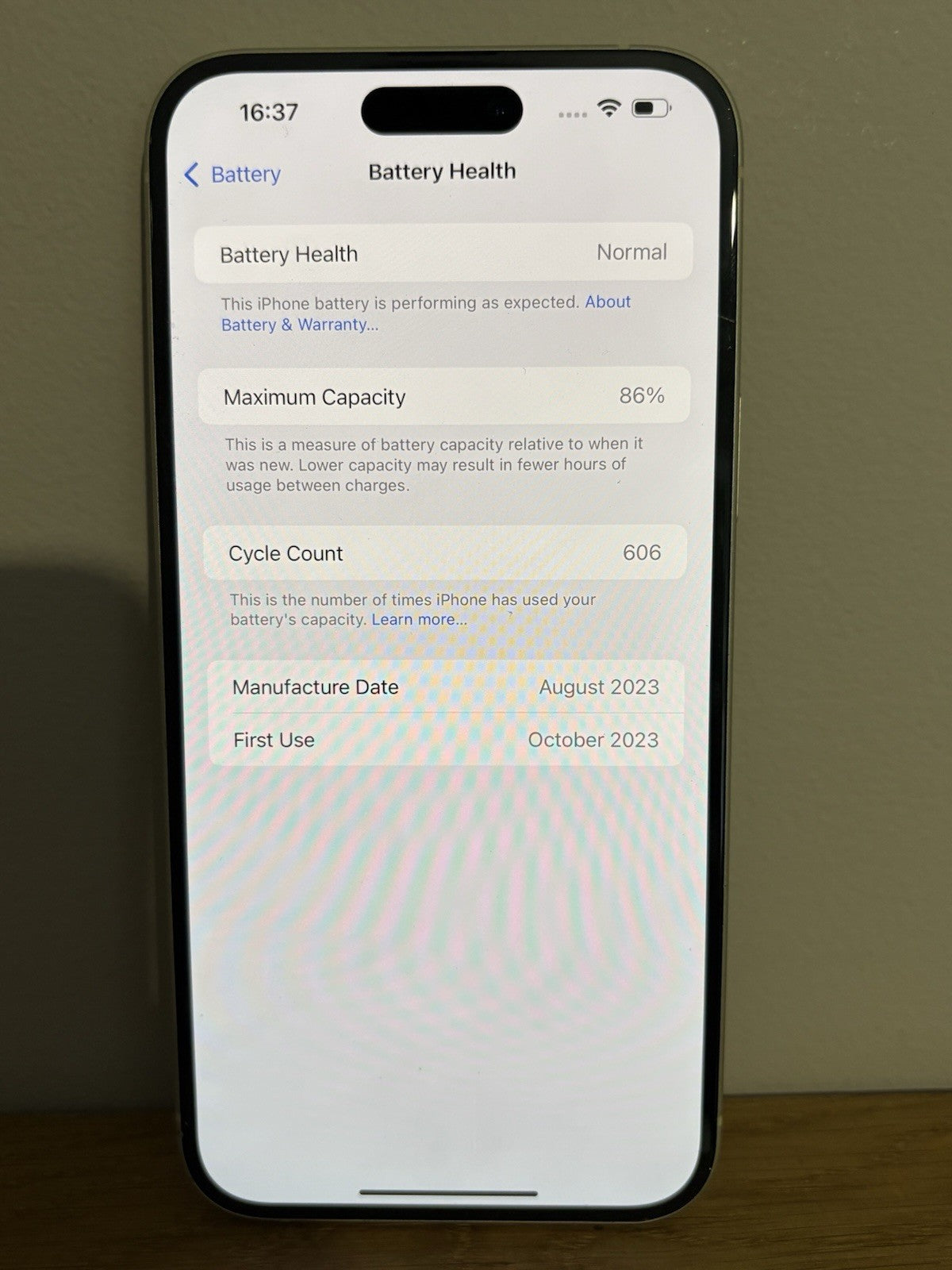 Apple iPhone 15 Plus 128GB (PP142) Yellow Unlocked Very Good Condition Warranty