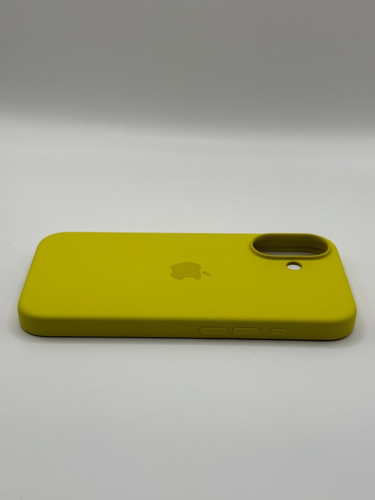 Apple Silicone Iphone 16 Yellow Case MagSafe Cover Genuine Used But Excellent