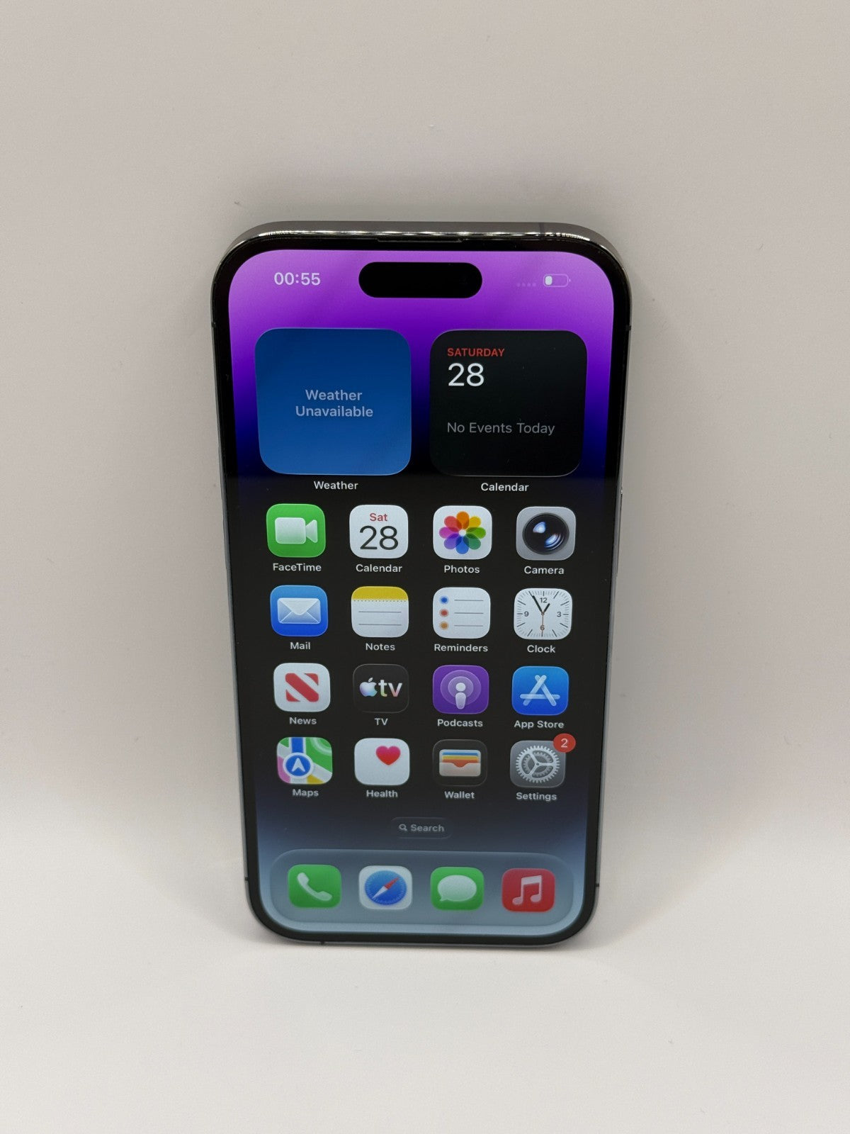 Apple Iphone 14 Pro 128GB Purple Unlocked Warranty Excellent Condition 100%