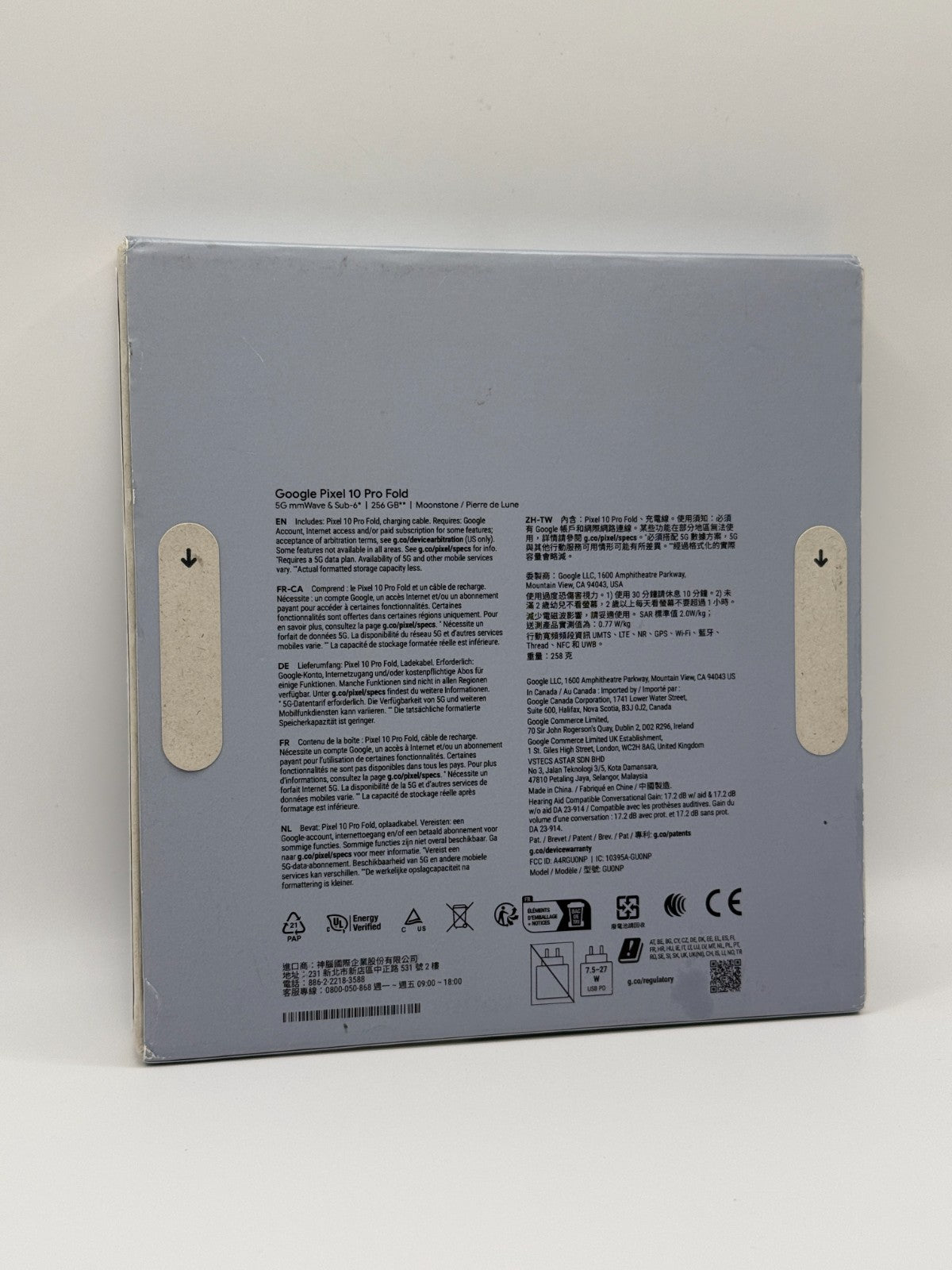 Google Pixel 10 Pro Fold 256 GB 5G AI Moonstone Brand New Sealed Warranty