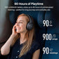 TOZO HT3 Bluetooth Headphones Active Noise Cancelling AI Black Sealed Brand New