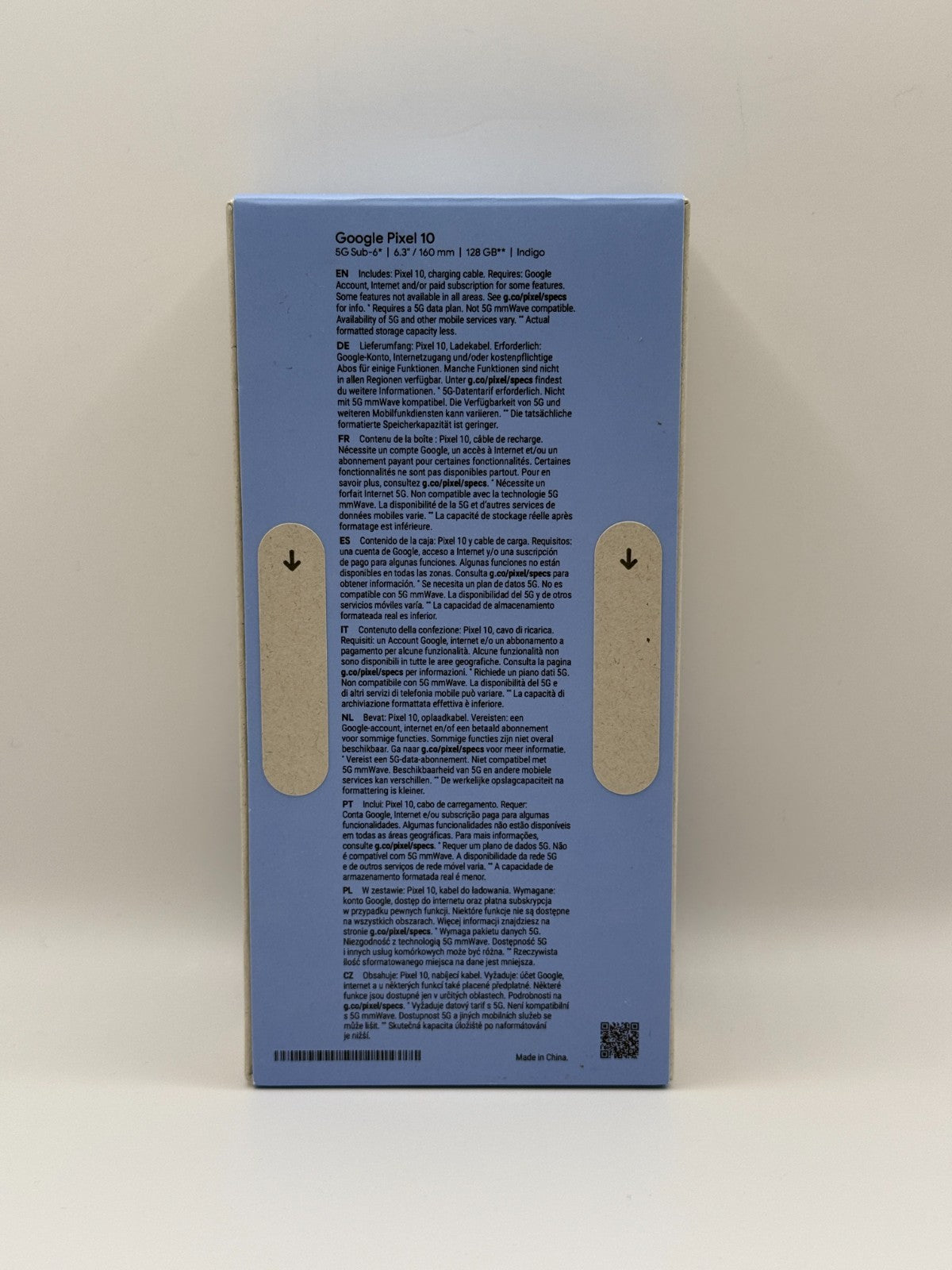 Google Pixel 10 Indigo Blue 5G 128GB 6.3 Display Brand New Sealed Unlocked