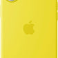 Apple Silicone Iphone 16 Yellow Case MagSafe Cover Genuine Used But Excellent