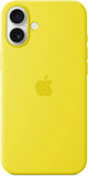 Apple Silicone Iphone 16 Yellow Case MagSafe Cover Genuine Used But Excellent