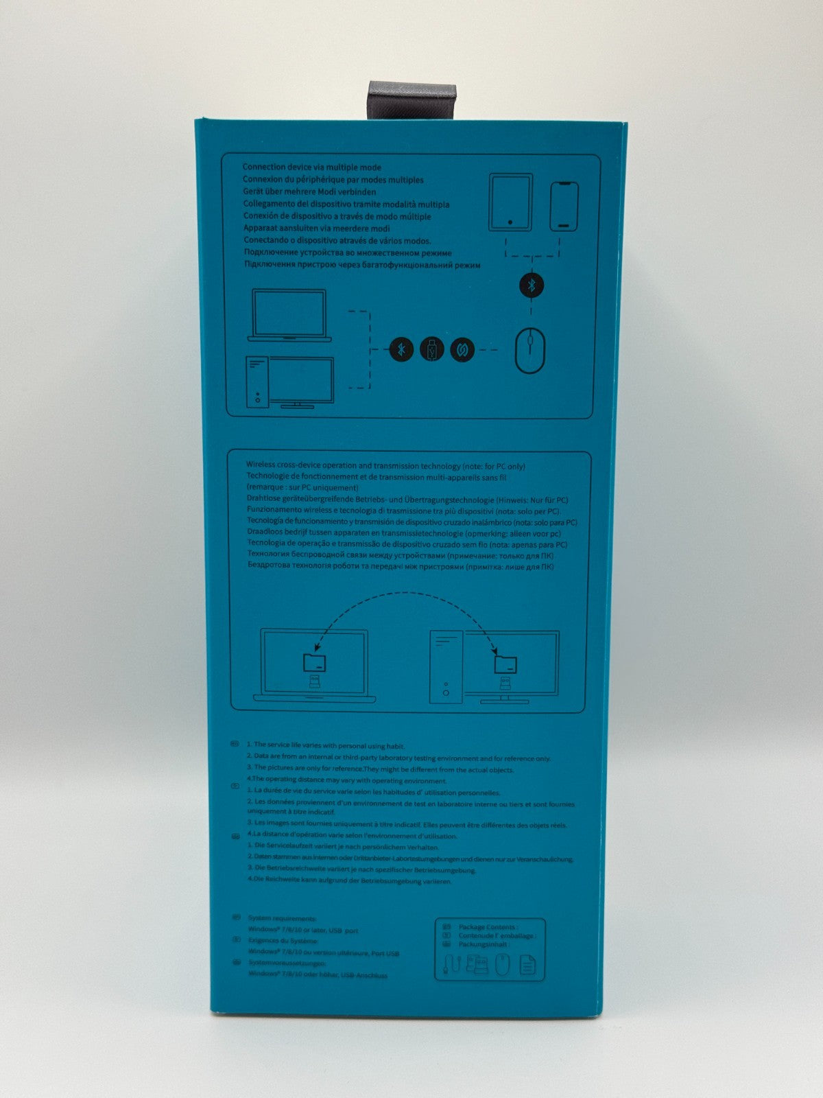 RAPOO MT760 PRO Wireless Mouse 12K DPI Bluetooth 120 Days Battery 7 Devices