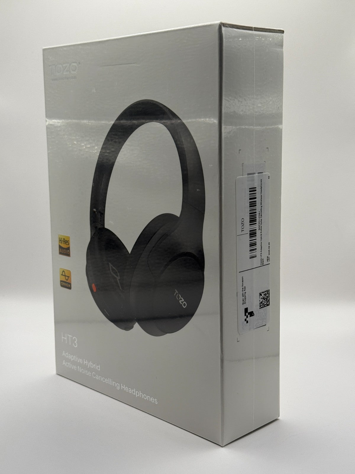 TOZO HT3 Bluetooth Headphones Active Noise Cancelling AI Black Sealed Brand New