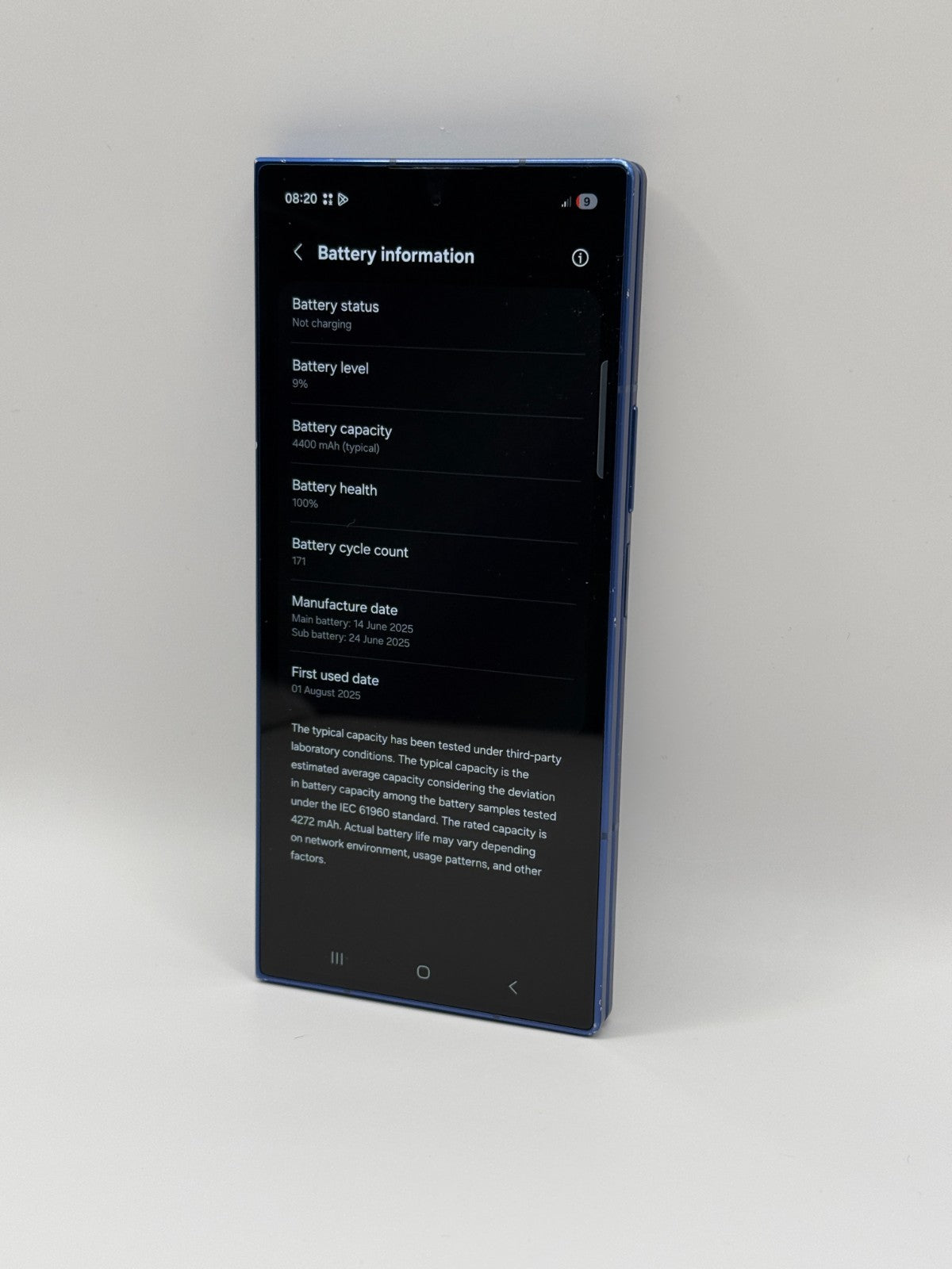 Samsung Galaxy Z Fold 7 256GB Blue Shadow Unlocked Good Condition Warranty
