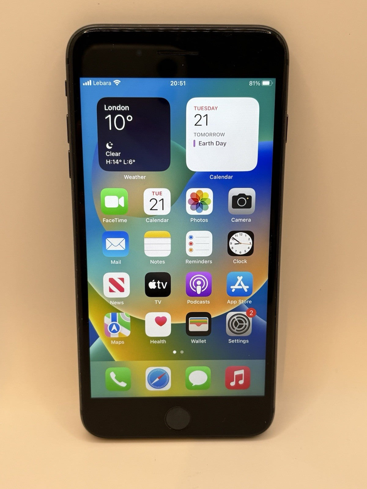 Apple iPhone 8 Plus Black 64GB Unlocked Faulty Bottom Mic