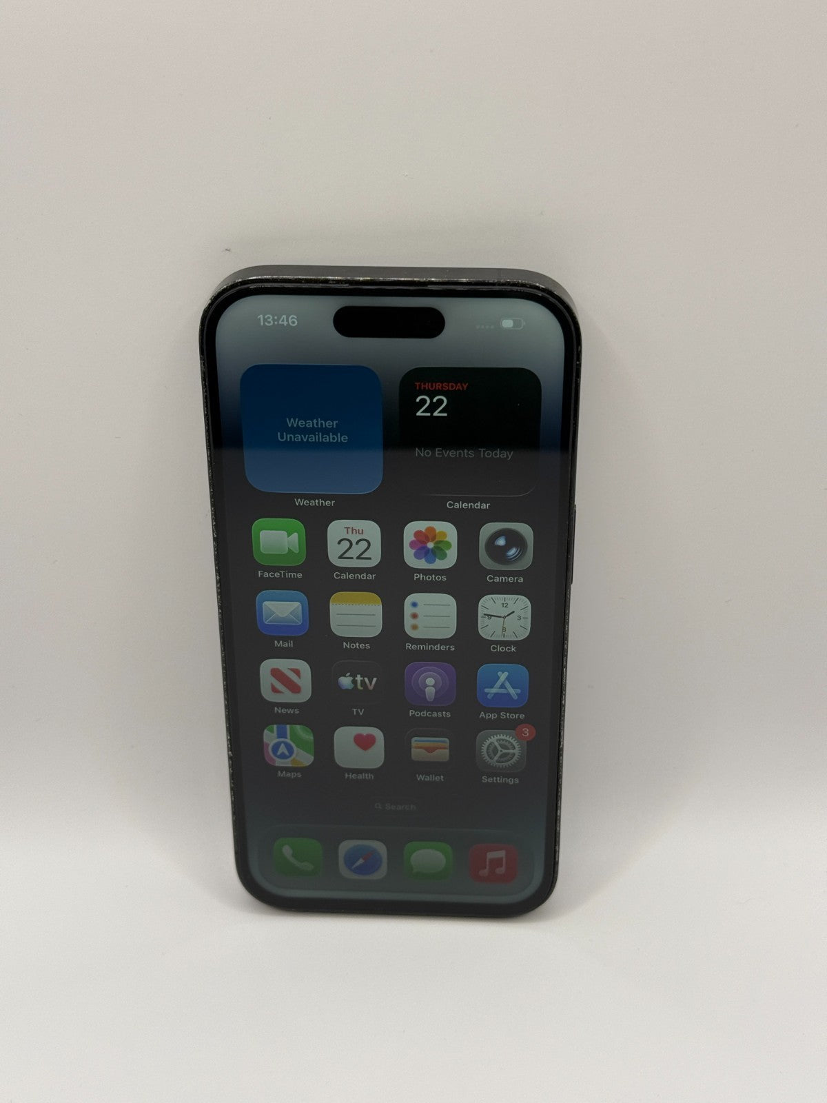 Apple Iphone 14 Pro 128GB Space Black Unlocked Warranty Very Good Condition 92%