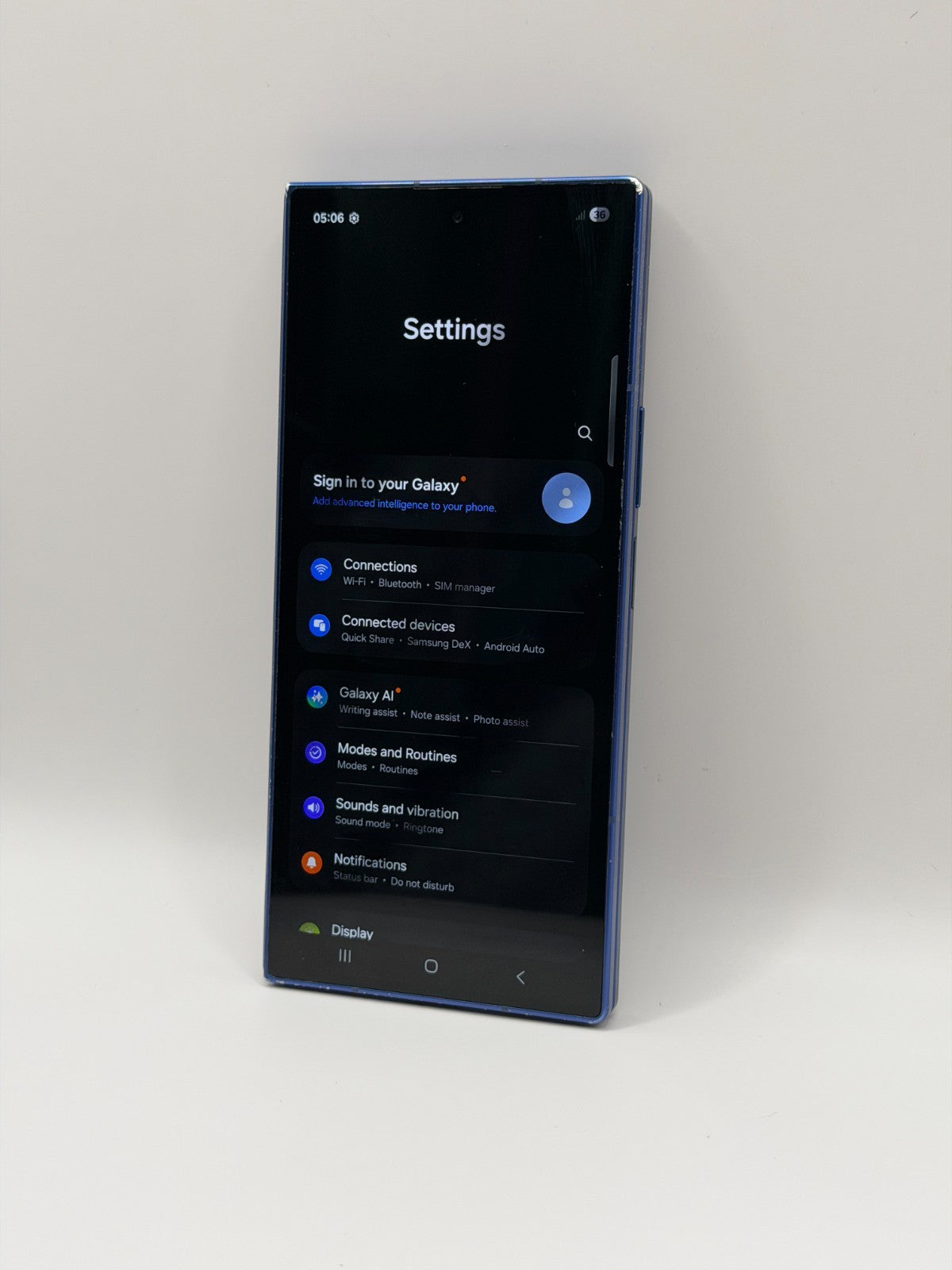 Samsung Galaxy Z Fold 7 512GB Blue Shadow Unlocked Good Condition Warranty