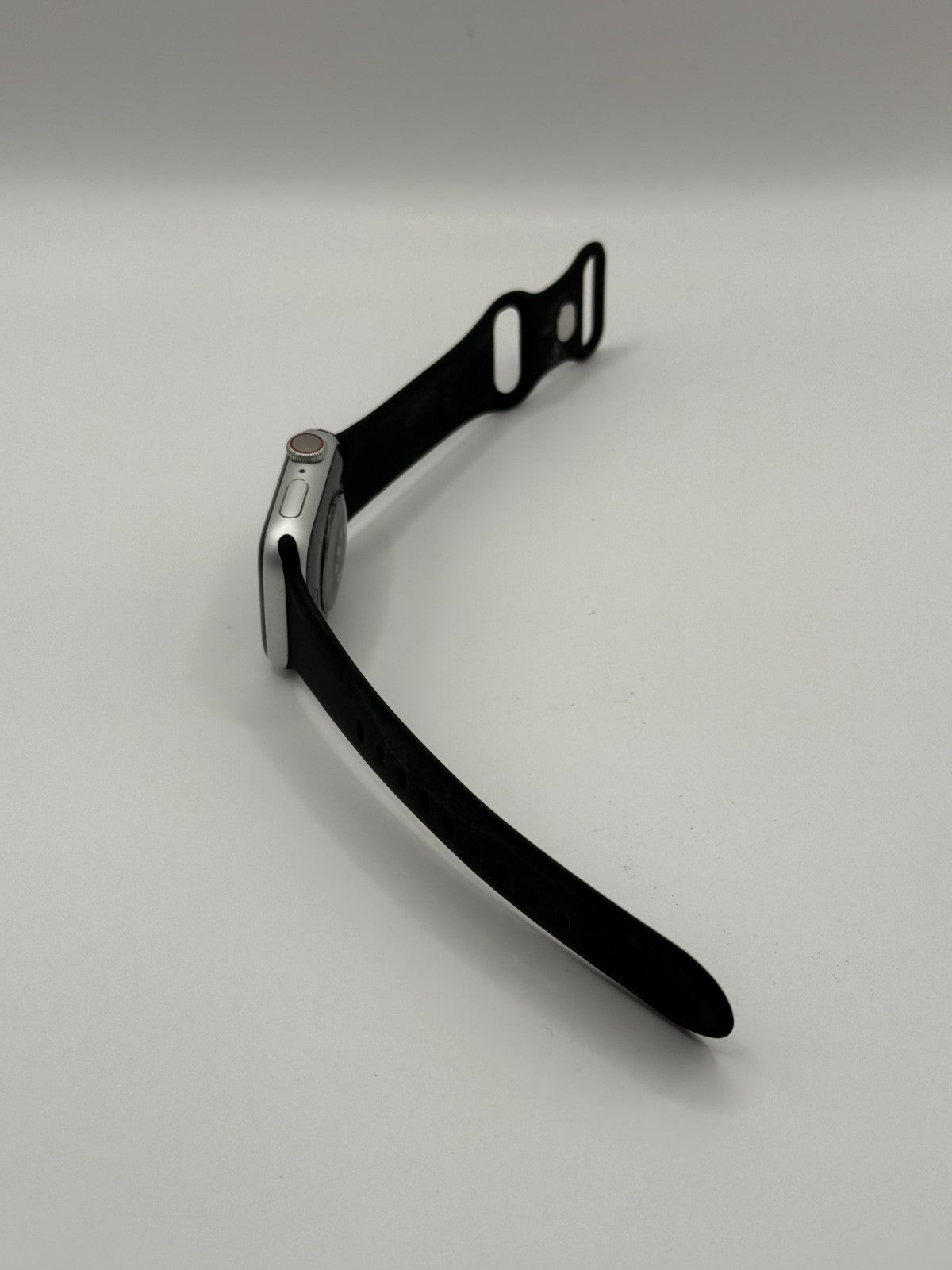Apple Watch Series 6 40mm Gps And Cellular Silver Black Sport Band Very Good