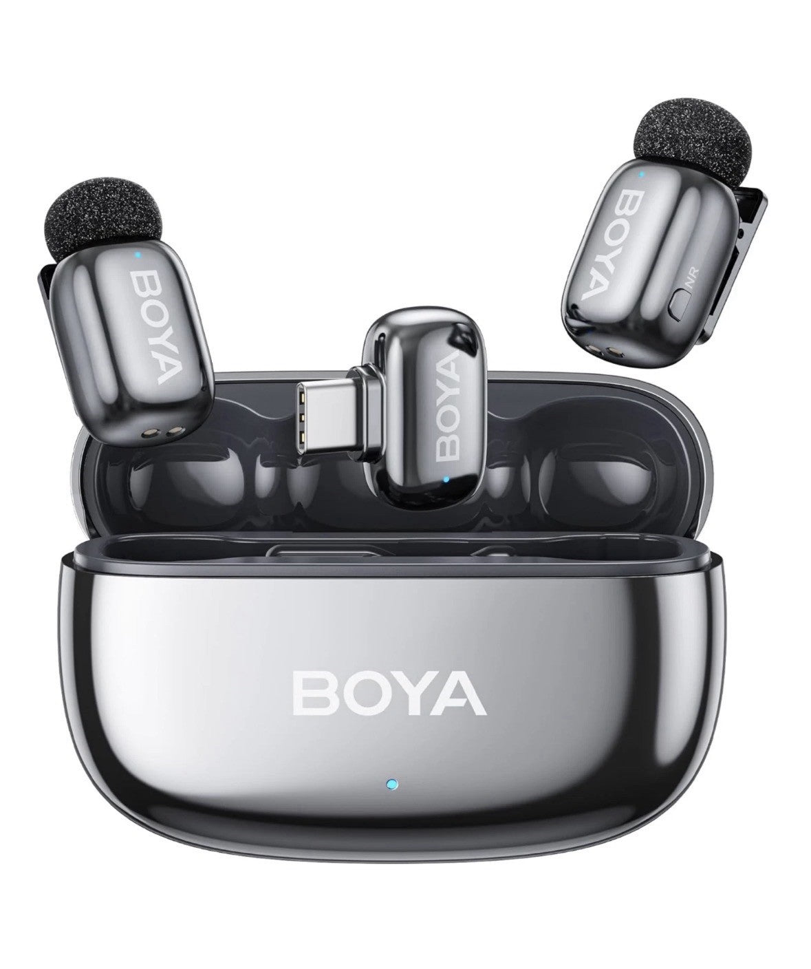 BOYA Mini 2 C-Type 30H Microphone for iPhone 15/16/17 + Android - Space Grey