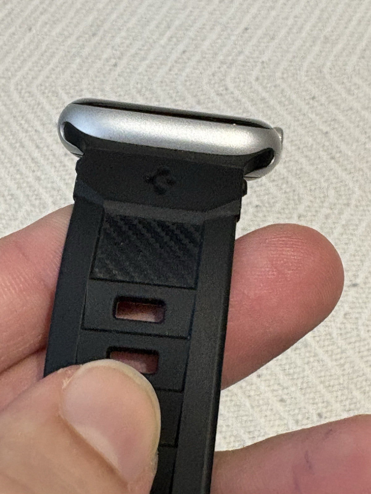 Apple Watch Series 8 45mm (PP150) Silver Aluminum Case with Black Band GPS