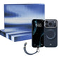 Benks ArmorGrid Azure Blue Case For iPhone 17 Pro Max Grand Combo