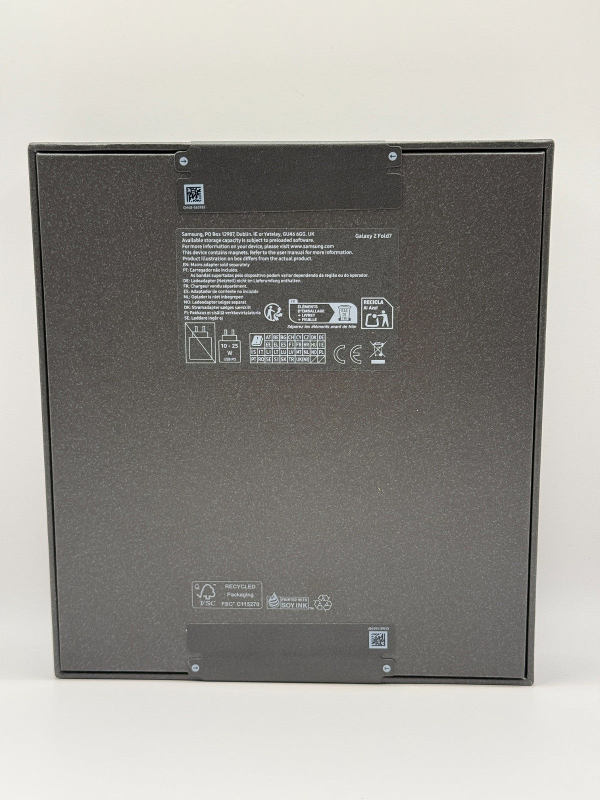 Samsung Galaxy Z Fold 7 512GB Jet Black Sealed New Boxed Warranty Unlocked
