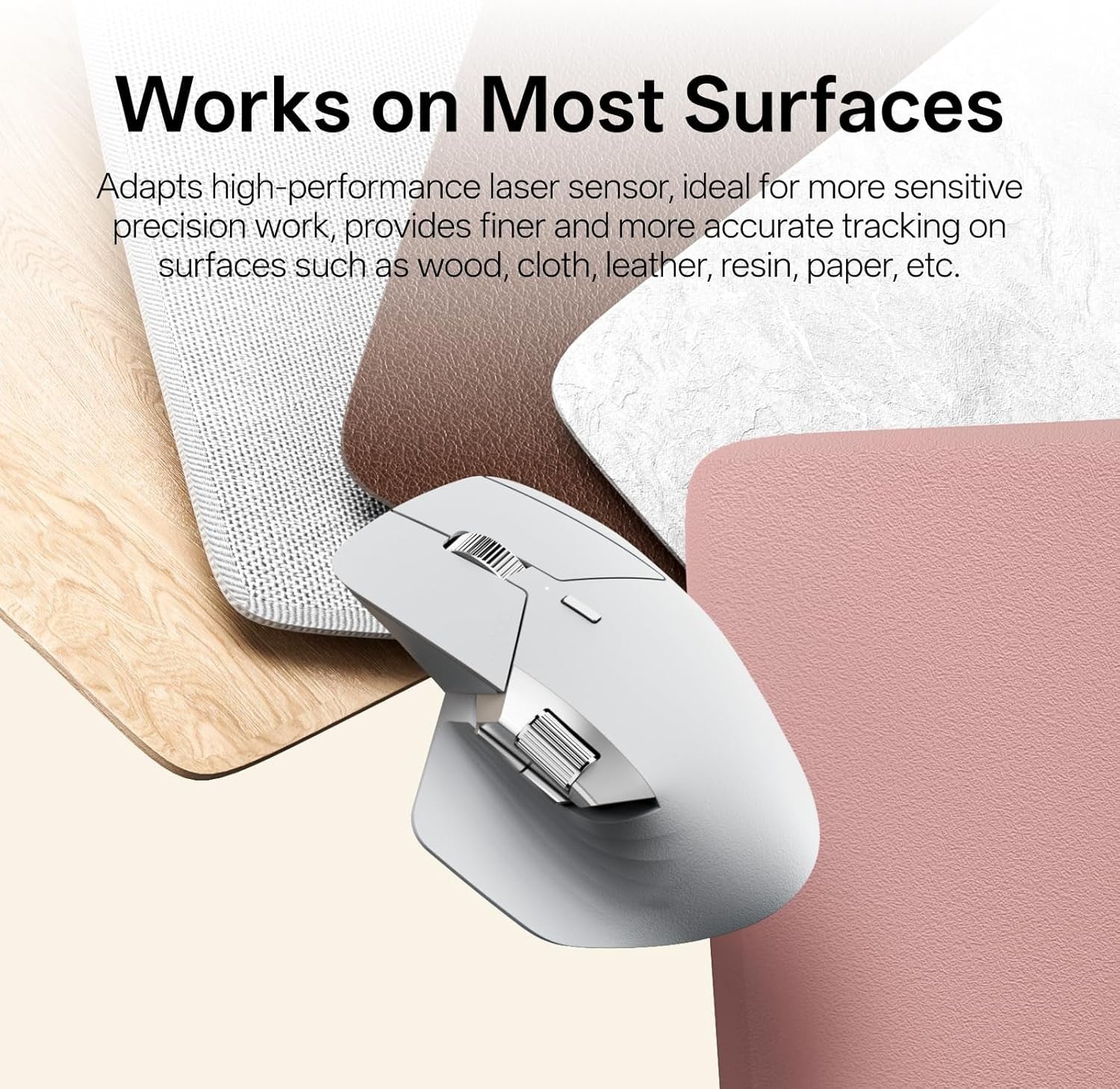 RAPOO MT760 PRO Wireless Mouse 12K DPI Bluetooth 120 Days Battery 7 Devices