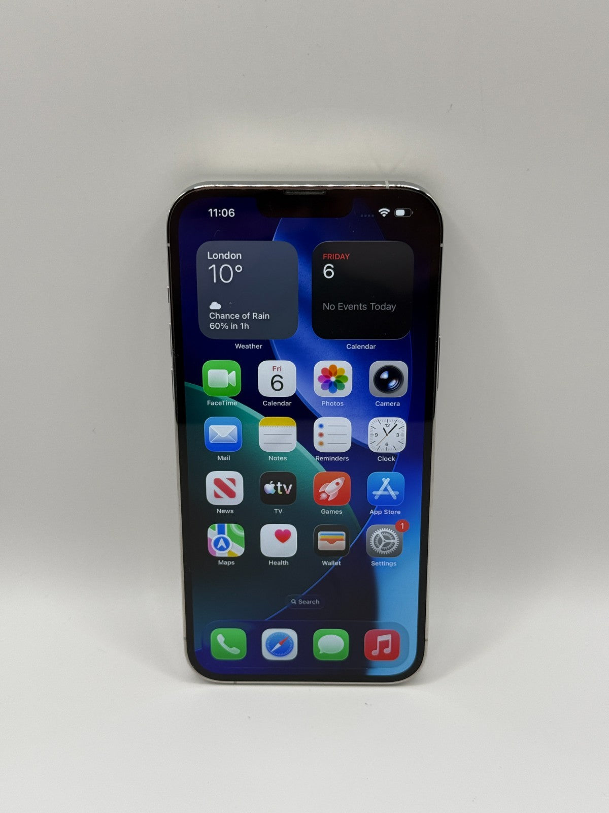 Apple Iphone 13 Pro Max 128GB 5G Silver Unlocked Excellent Condition Warranty