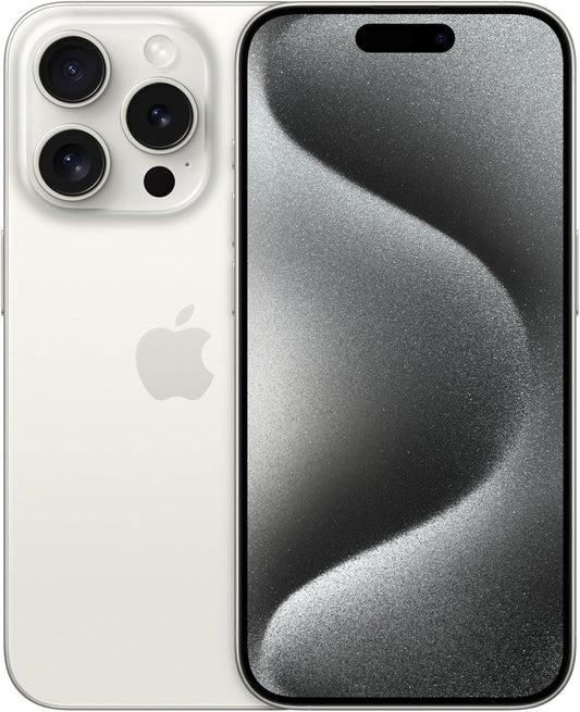 Apple Iphone 15 Pro 5G 128GB White Titanium Unlocked Warranty Excellent 89% Batt
