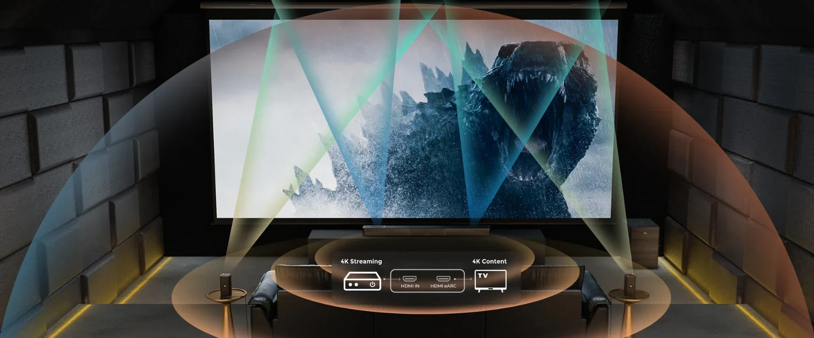 Ultimea Skywave X70 7.1.4ch Soundbar with 10" Wireless Subwoofer 980W