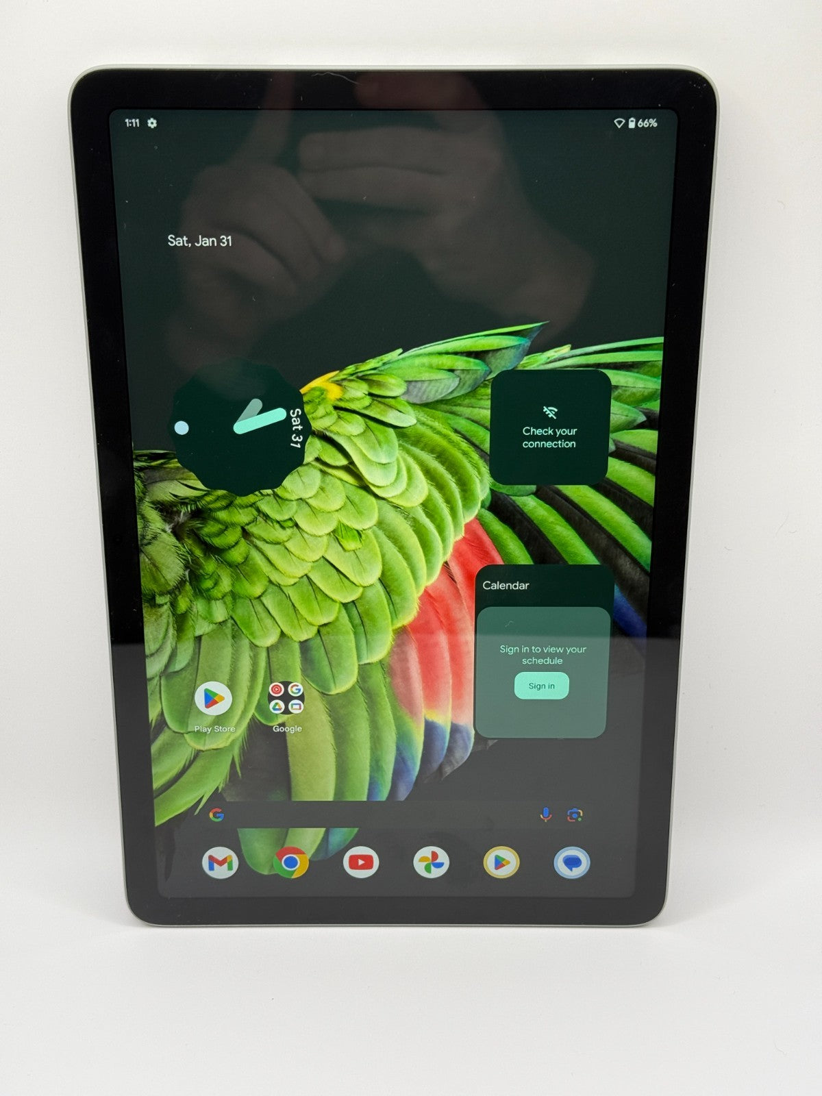 Google Pixel Tablet 128GB Wi-Fi 11" Hazel Colour Excellent Condition Warranty