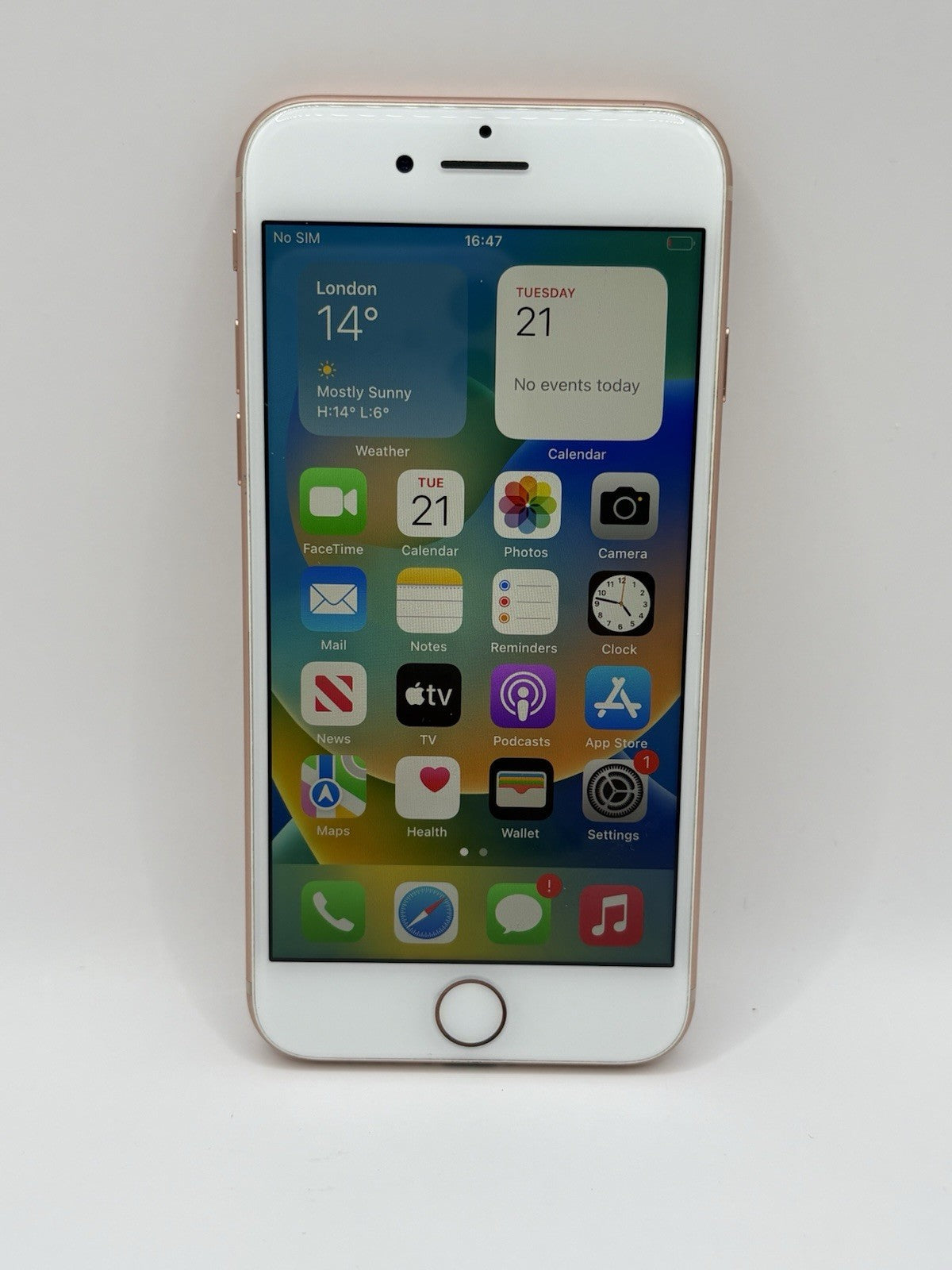 Apple iPhone 8 64GB Rose Gold Used Condition Battery service Unlocked