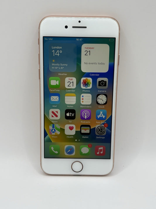 Apple iPhone 8 64GB Rose Gold Used Condition Battery service Unlocked