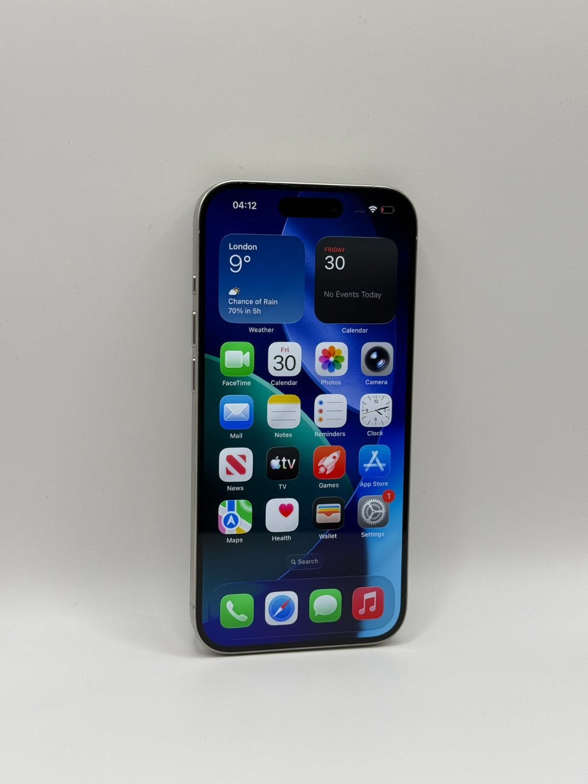 Apple Iphone 15 Pro 5G 128GB White Titanium Unlocked Warranty Excellent 89% Batt