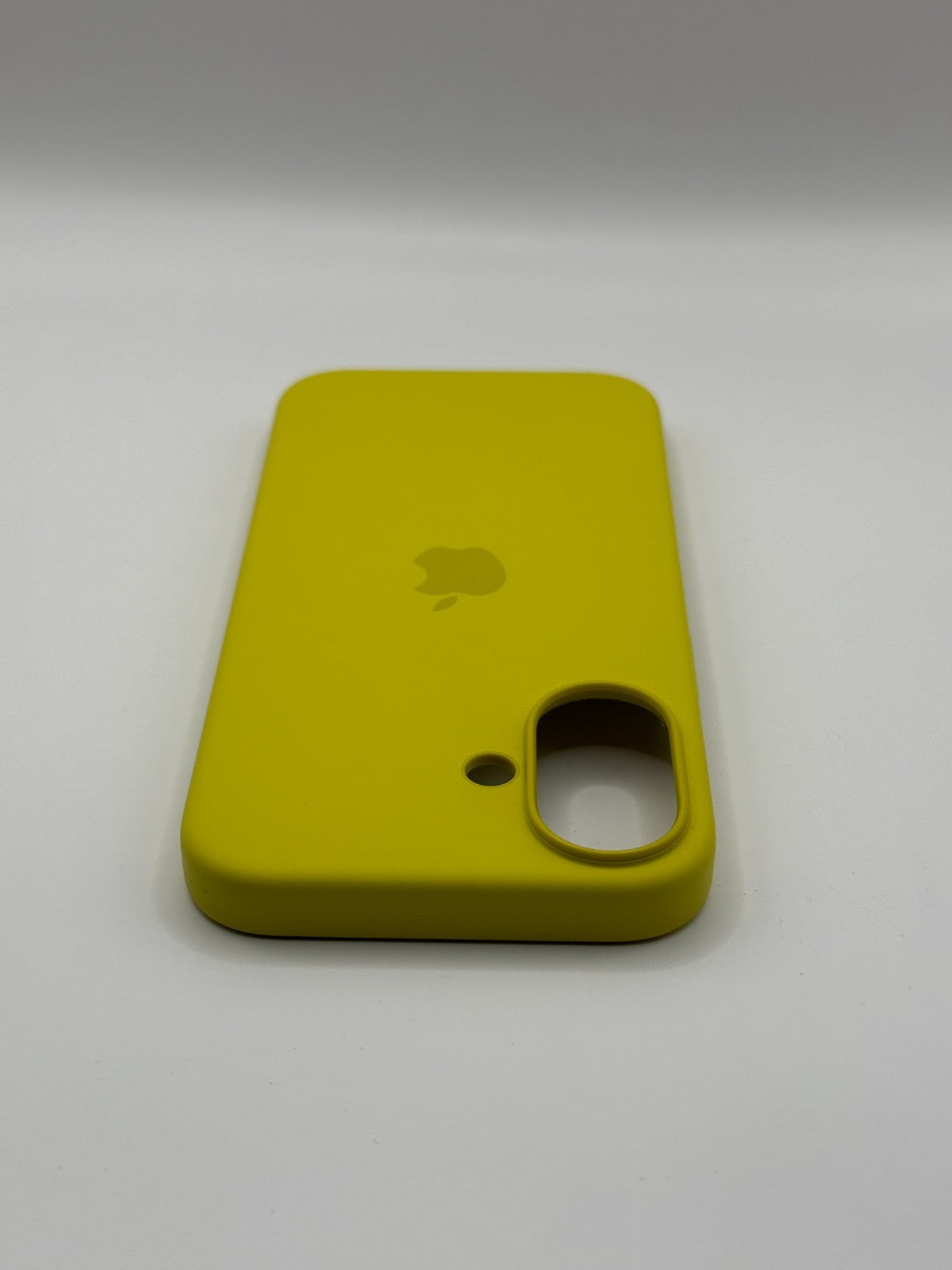 Apple Silicone Iphone 16 Yellow Case MagSafe Cover Genuine Used But Excellent