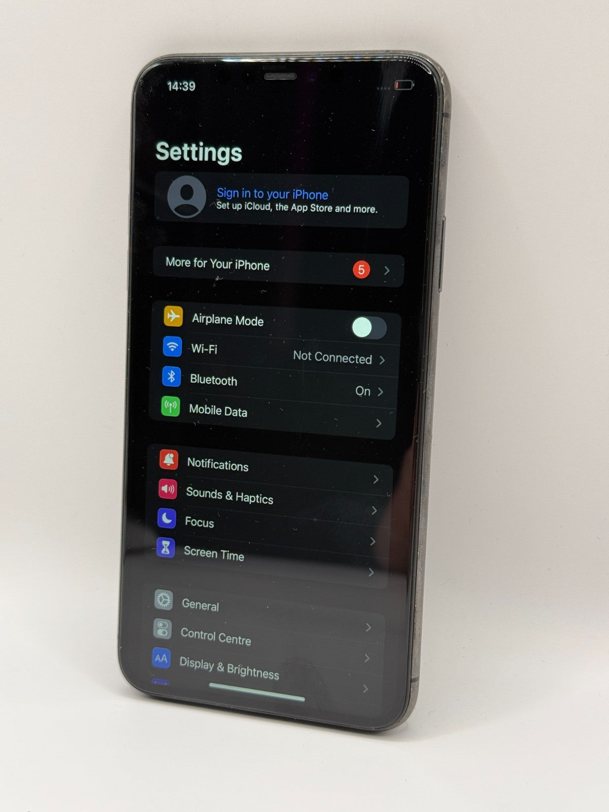 Apple Iphone 11 Pro Max 64GB Space Grey Unlocked A2218 Used Condition No Face ID