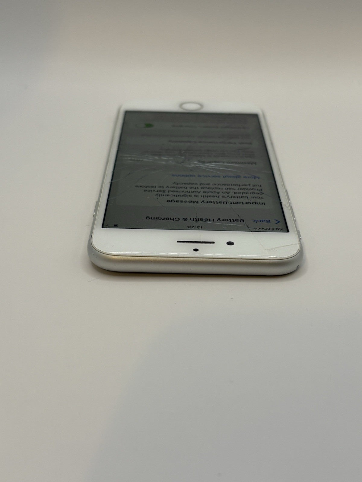 Apple iPhone 8 64GB White Unlocked Cracked Screen