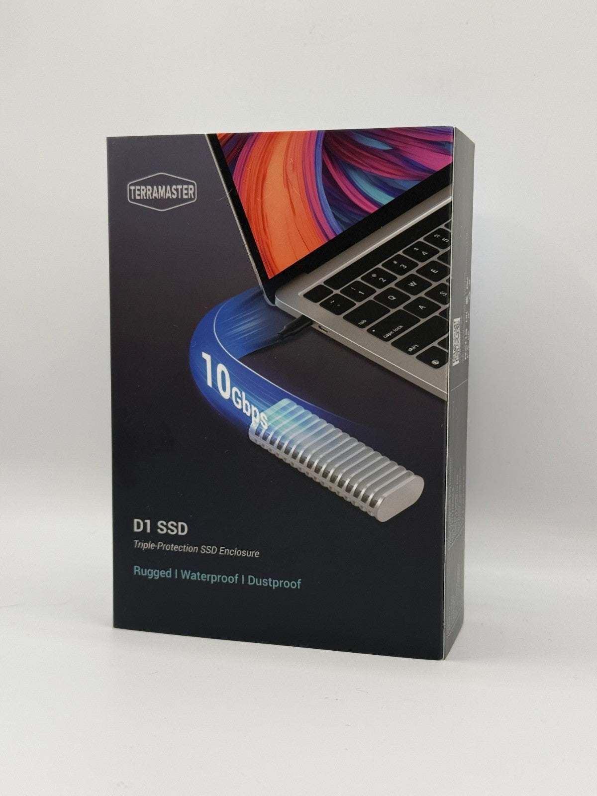 Terramaster D1 SSD M.2 NVMe SSD Enclosure Aluminum Case Waterproof Shockproof