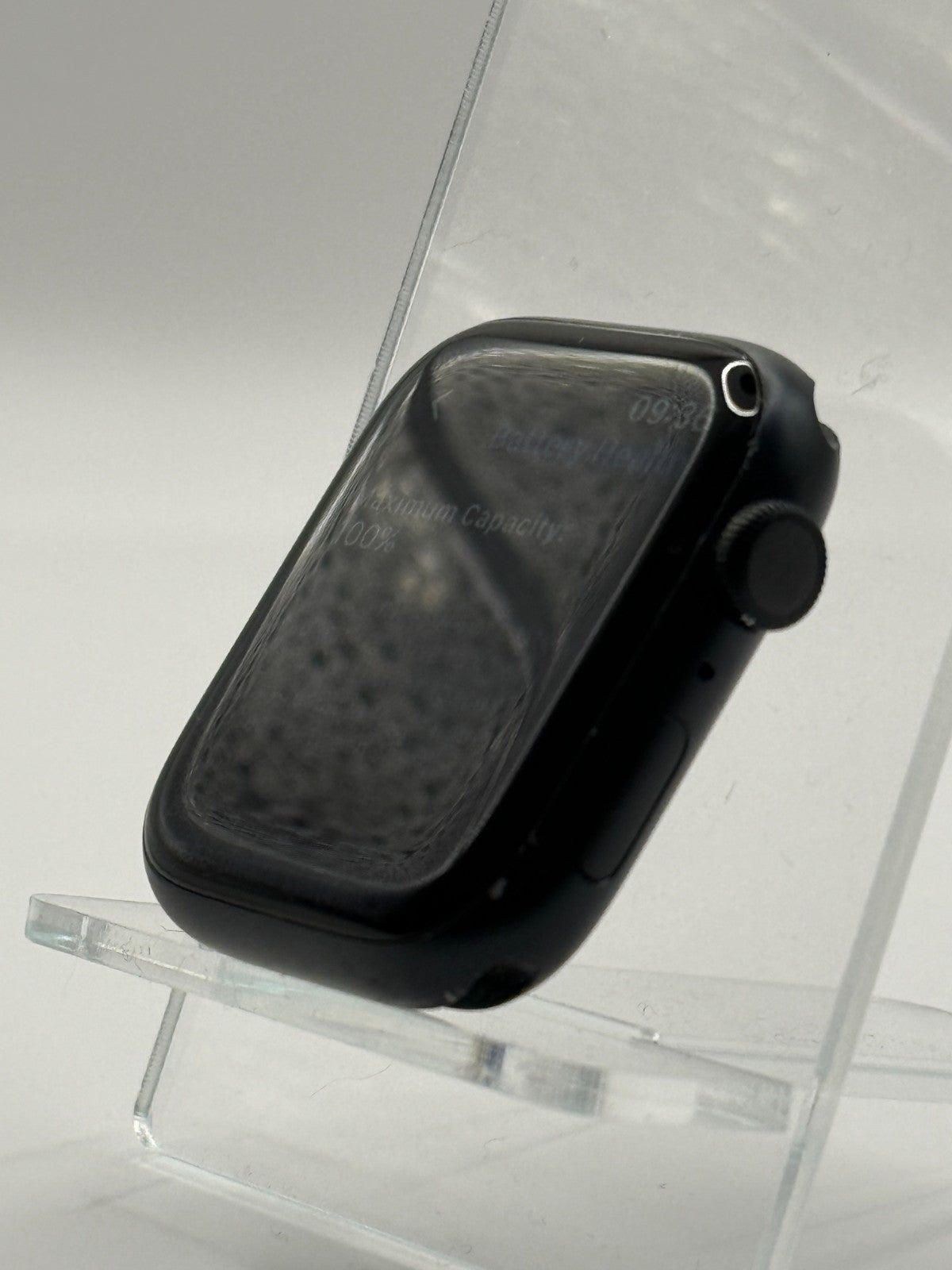 Apple Watch Series 7 45mm Aluminum GPS Midnight 100% Battery Warranty Very Good