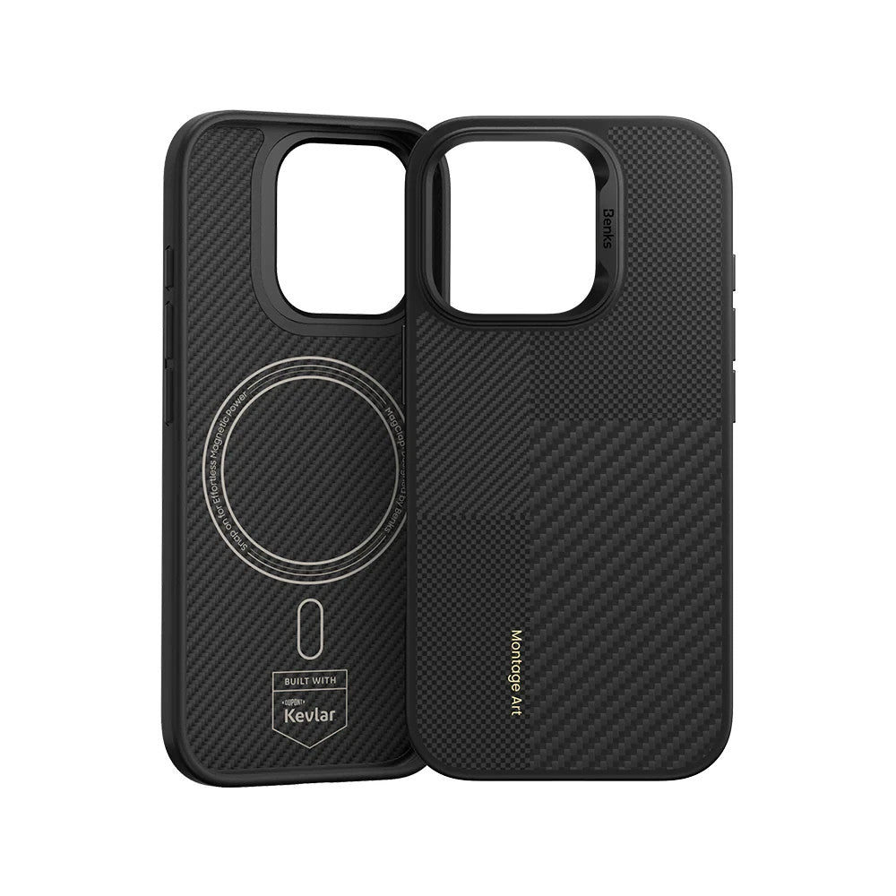 Benks ArmorPro Montage Black Iphone 16 Pro Max With Camera Control Magnetic
