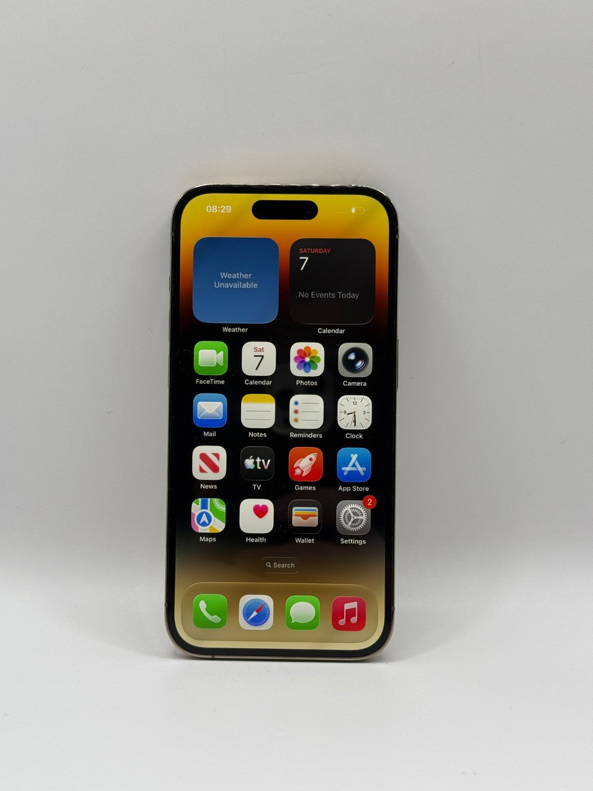 Apple Iphone 14 Pro 128GB Gold Unlocked Warranty Good Condition 86% Fully Boxed
