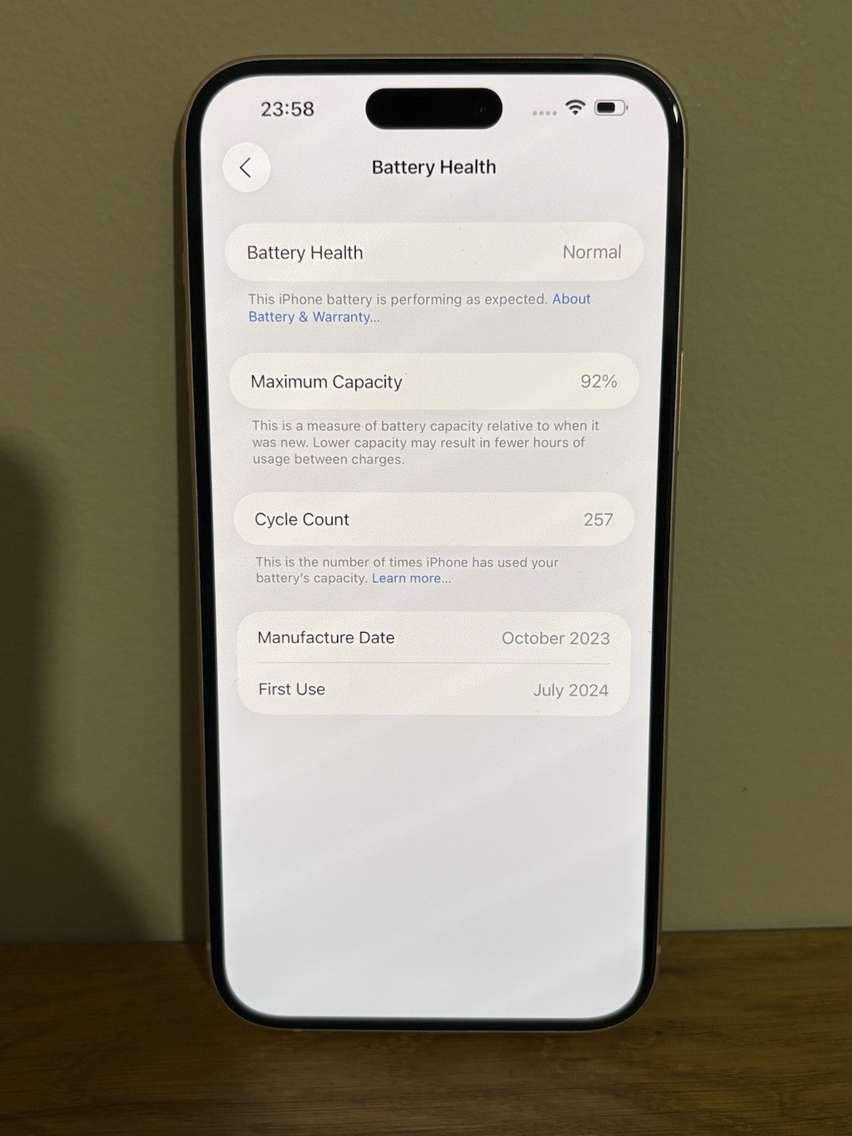 Apple iPhone 15 Plus 128GB Pink (PP152) Unlocked Pristine Condition Warranty