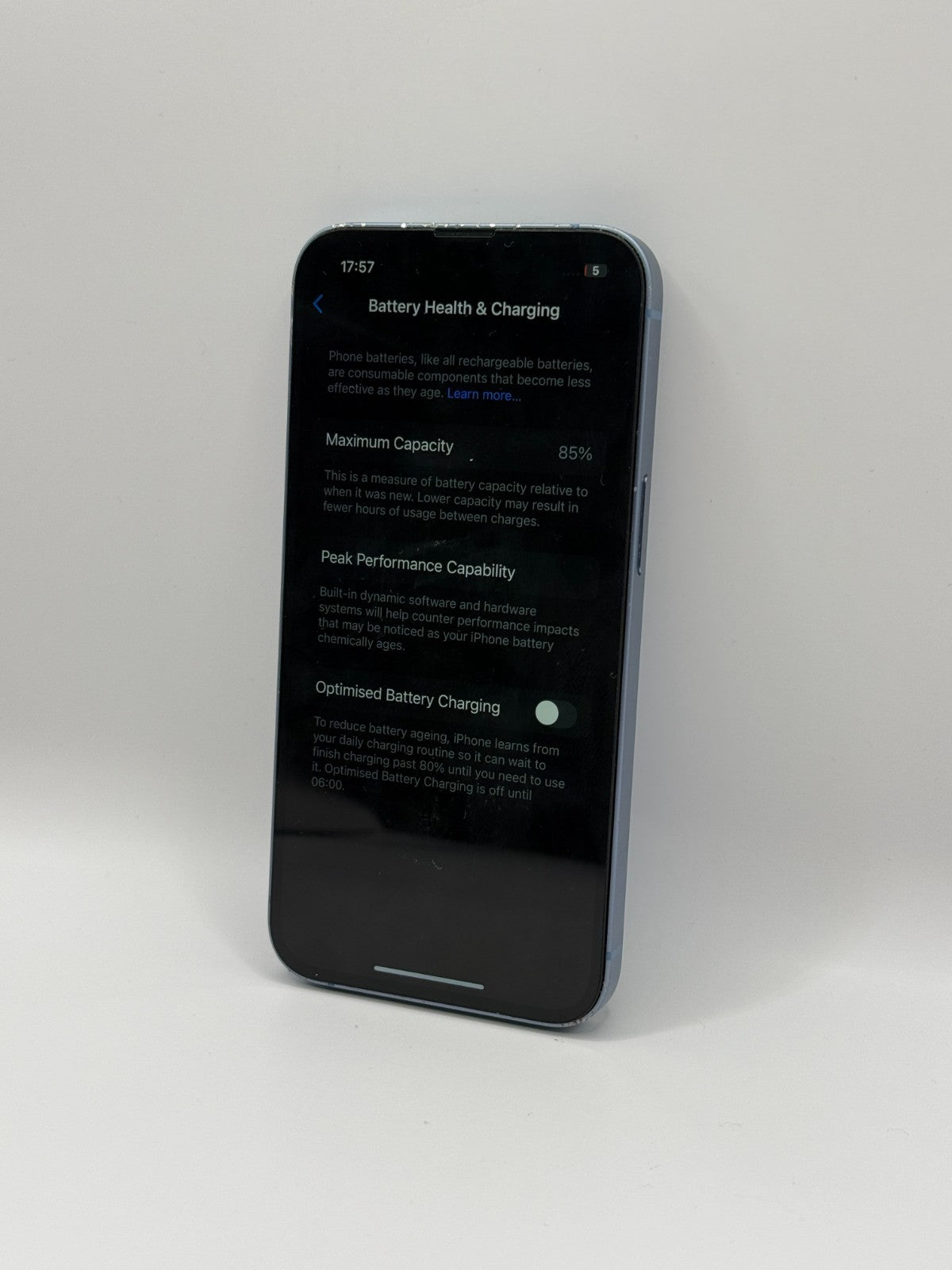 Apple Iphone 14 128GB 5G Blue Good Condition Warranty Unlocked 85% Battery