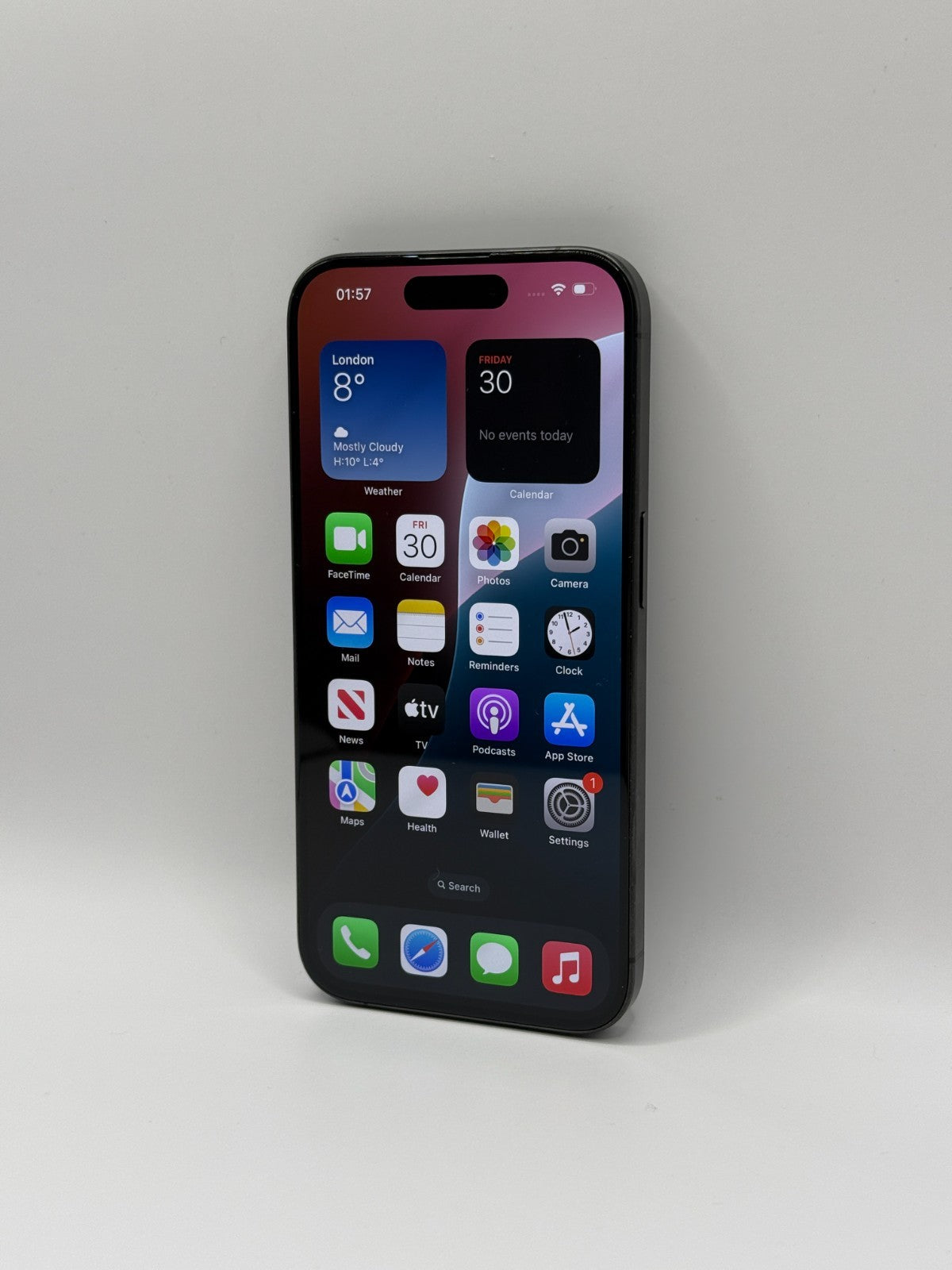 Apple Iphone 15 Pro 128GB Black Titanium Unlocked Warranty Very Good Condition