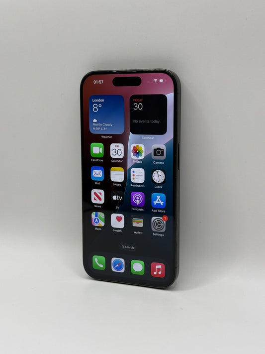 Apple Iphone 15 Pro 128GB Black Titanium Unlocked Warranty Very Good Condition