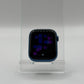 Apple Watch Series 7 45mm Wifi Gps Blue Case with Abyss Blue Sports Band